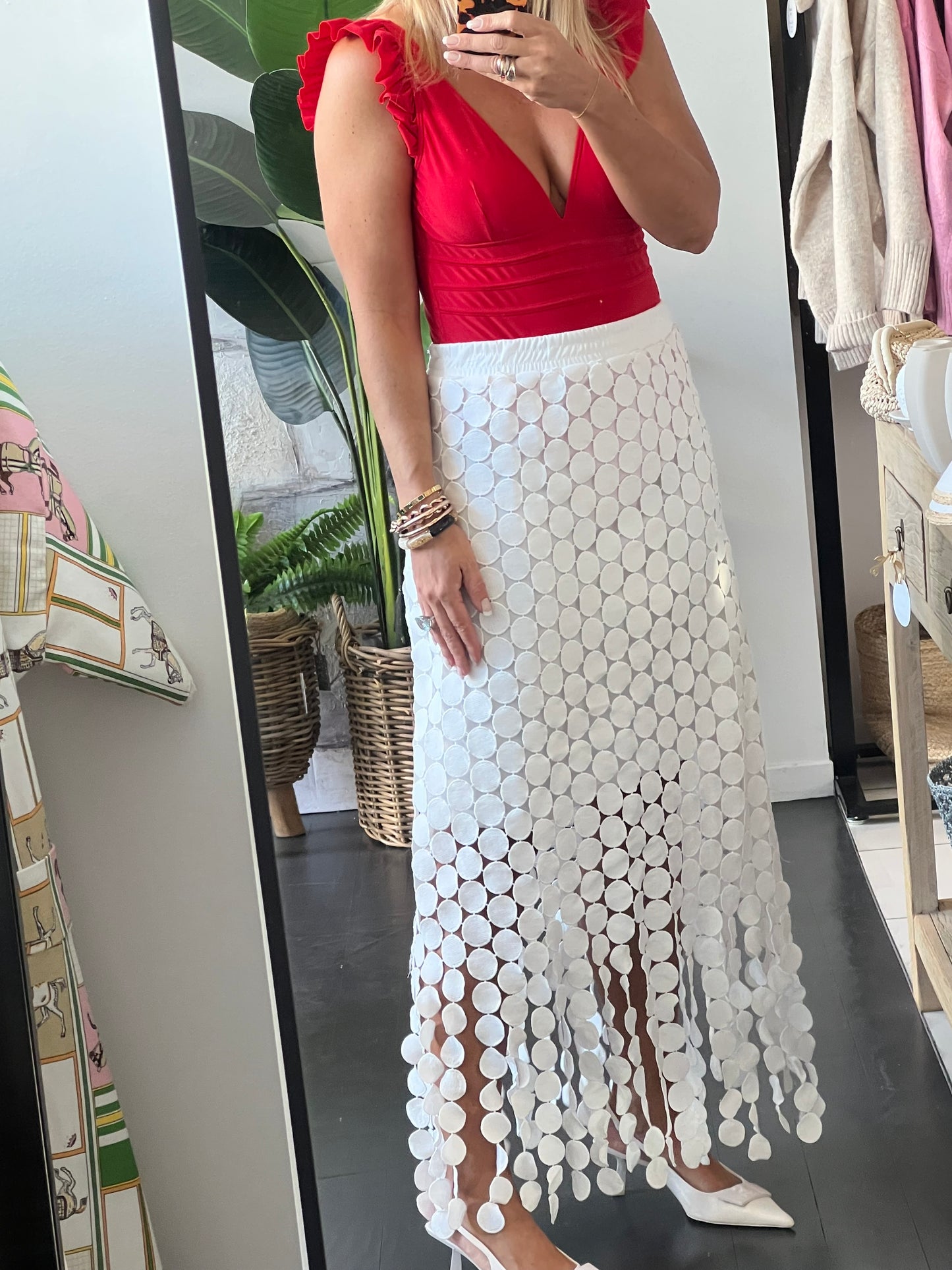 Monte Carlo Skirt -White