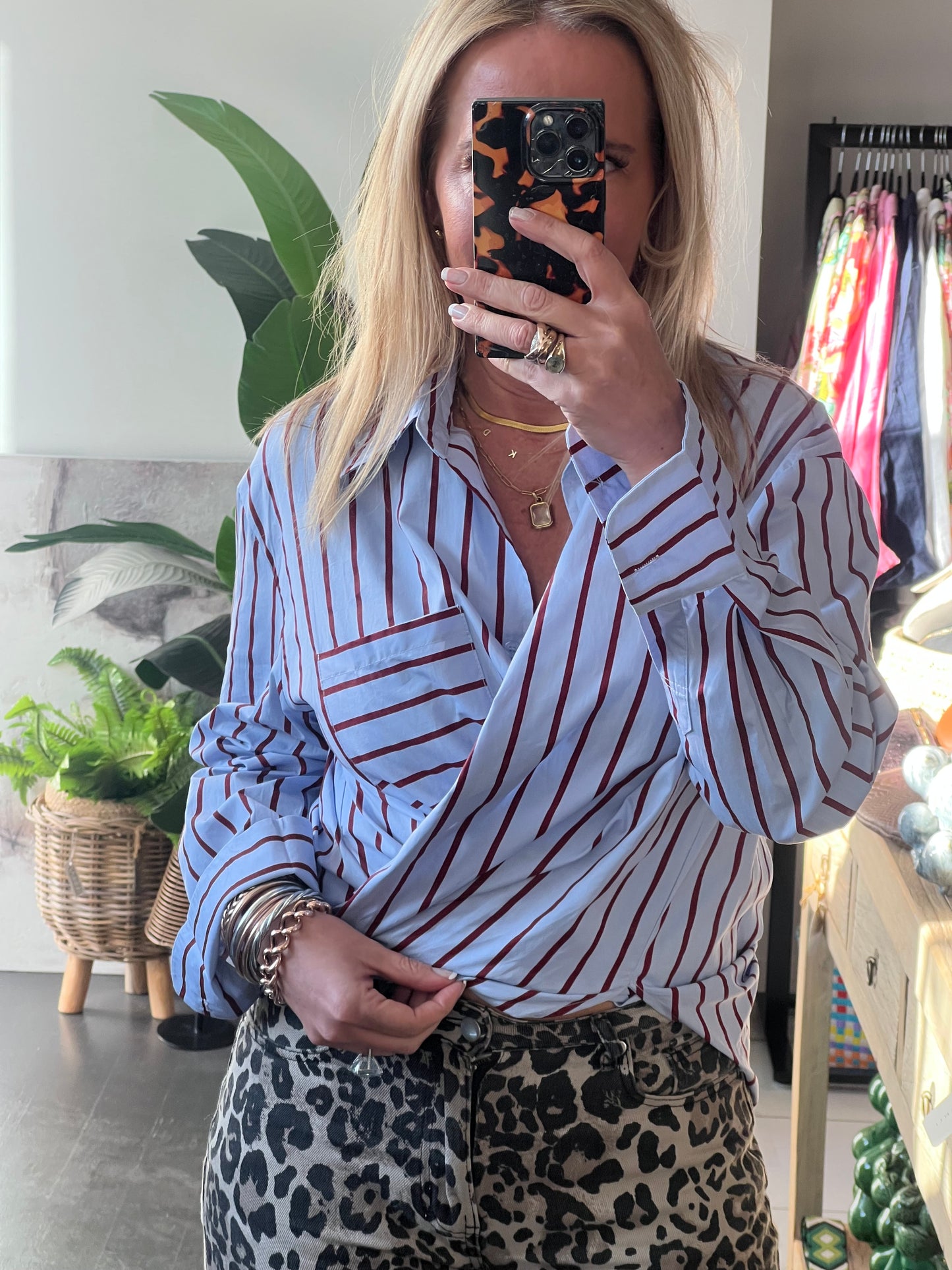 Stripe Cotton Shirt