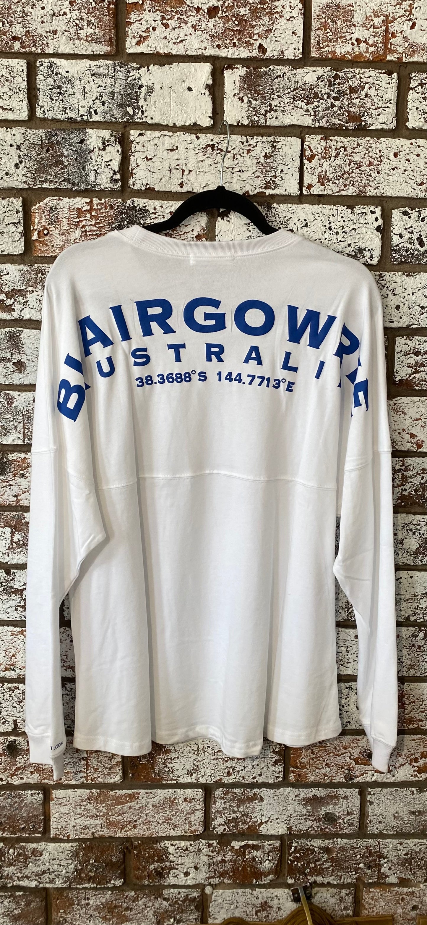 PROJECT LOCAL - BLAIRGOWRIE unisex sweat top - WHITE