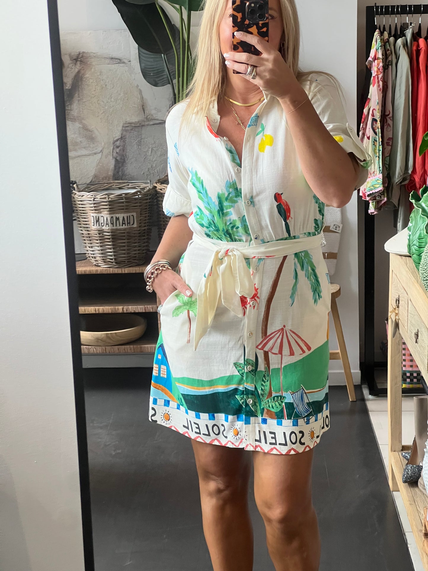 Soleil Shirt Dress