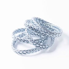 Authentic Buddhist Bangles from Paris - silver
