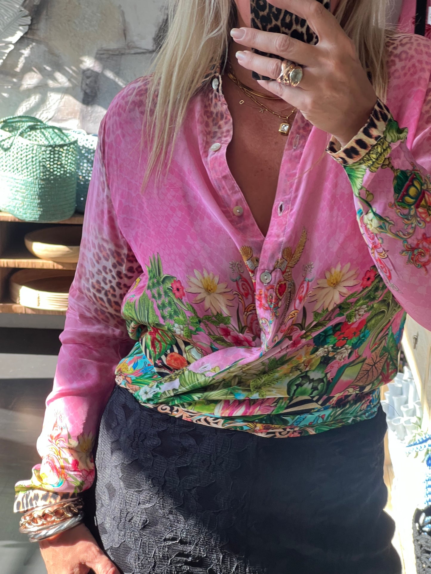 Slinky Resort Shirt - pink