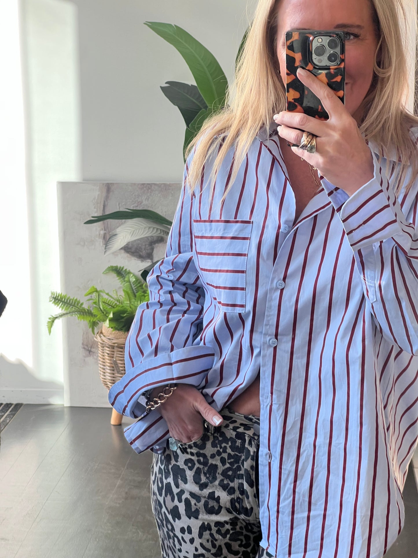 Stripe Cotton Shirt