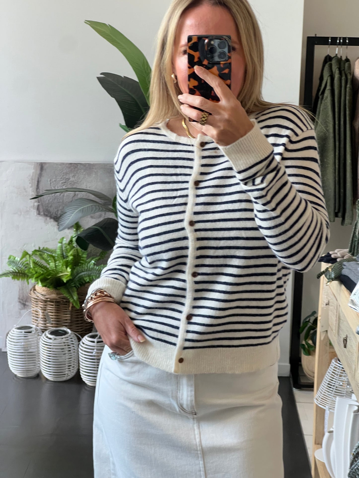 Basics -Stripe Knit Sweater