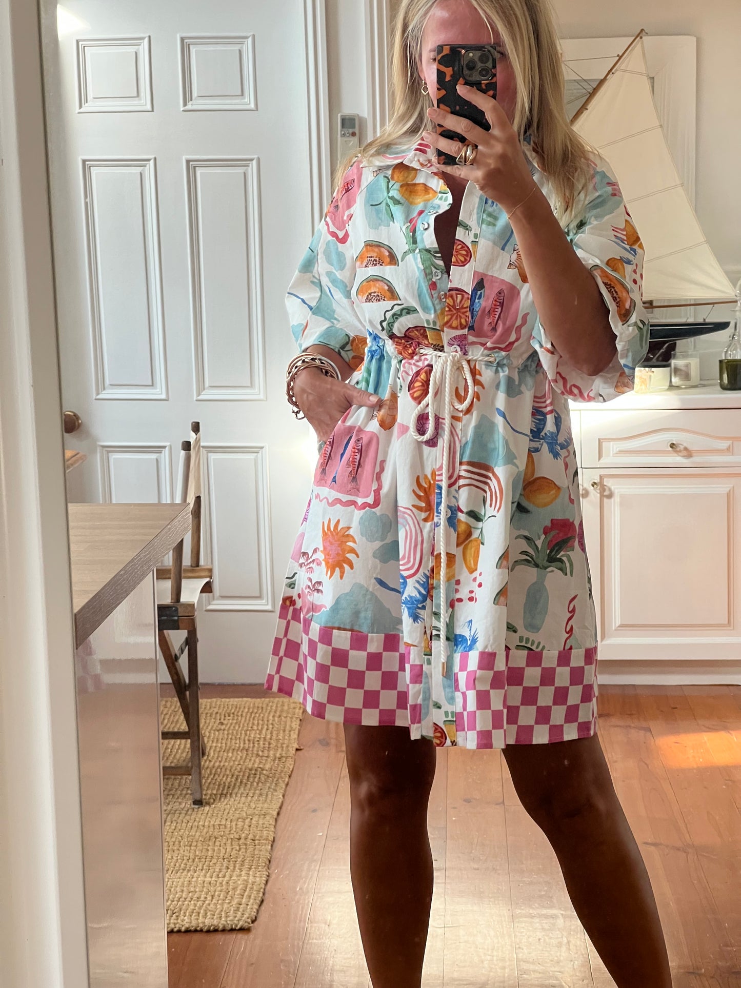 Coco Shirt Dress - Palisades