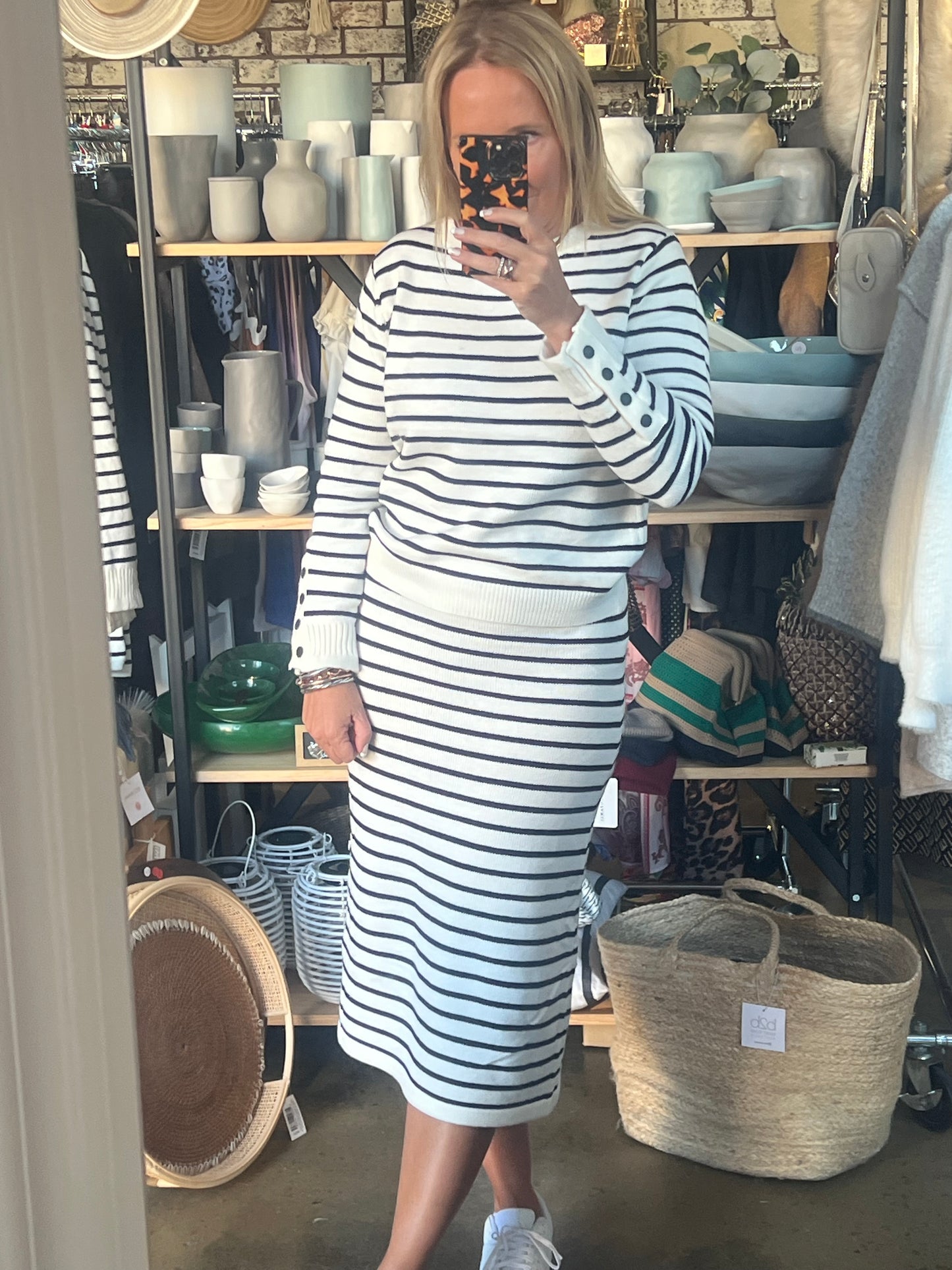Stripe Knit Sweater