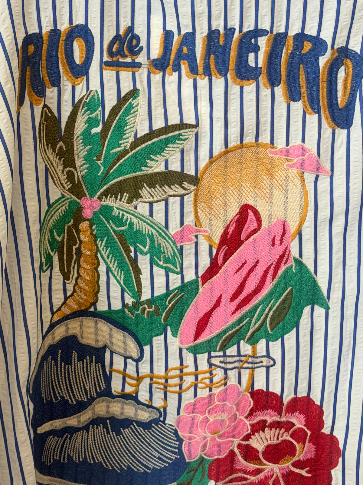 Rio de Janeiro Stripe Shirt - blue