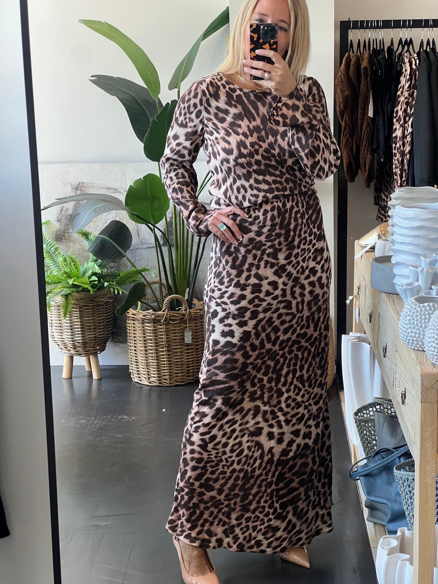 Savannah Leopard Set - 2 pc skirt & top