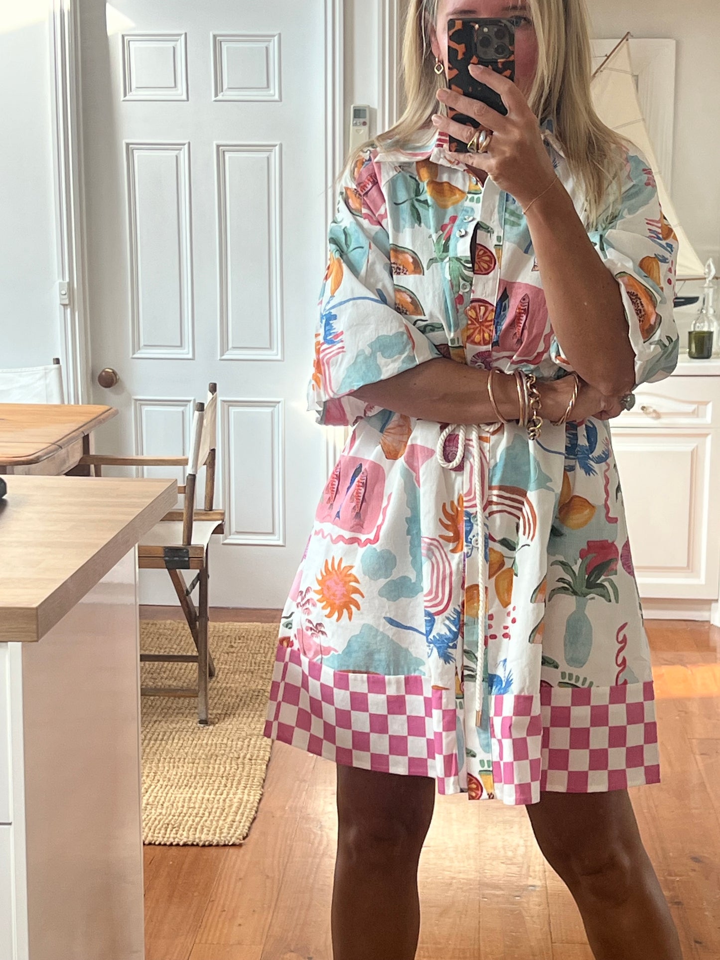 Coco Shirt Dress - Palisades