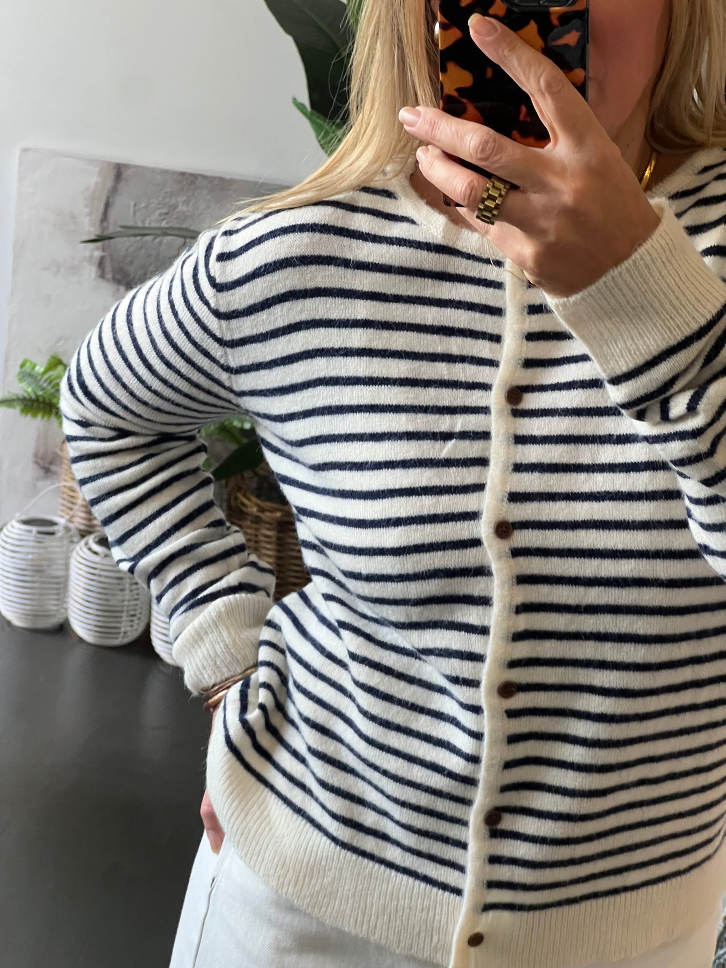 Basics -Stripe Knit Sweater