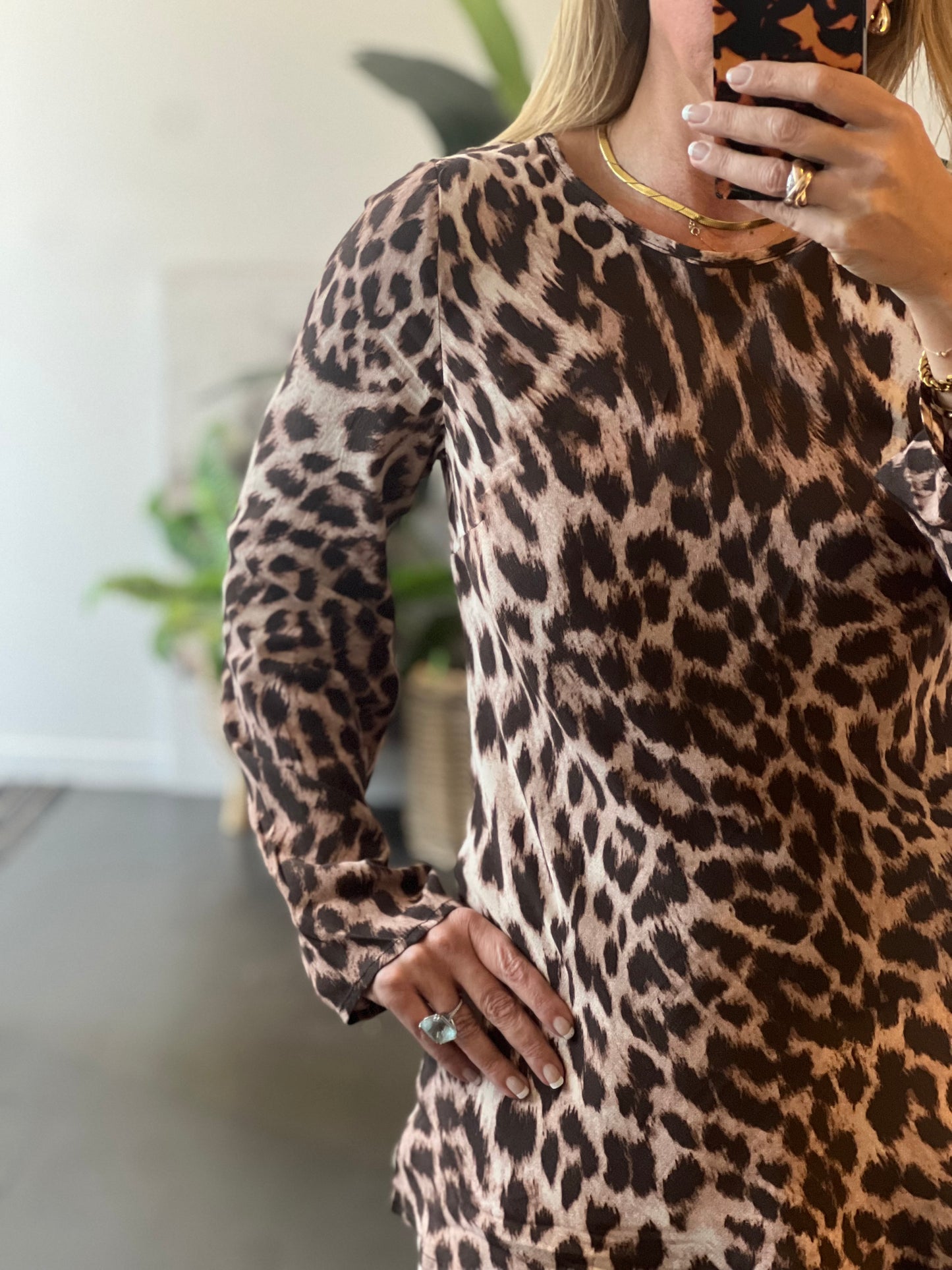 Savannah Leopard Set - 2 pc skirt & top