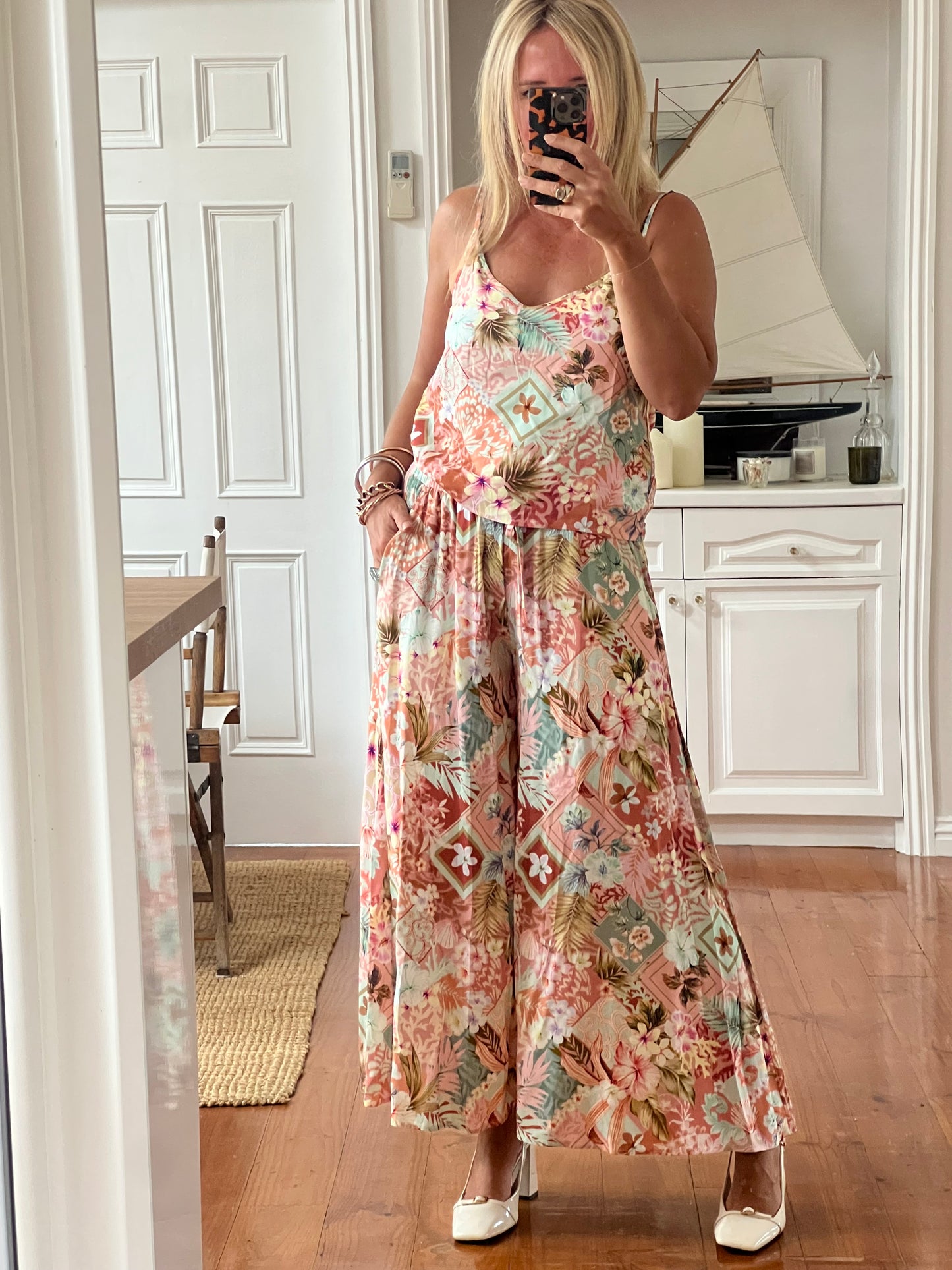 Florida Palazzo Wide Leg Pants