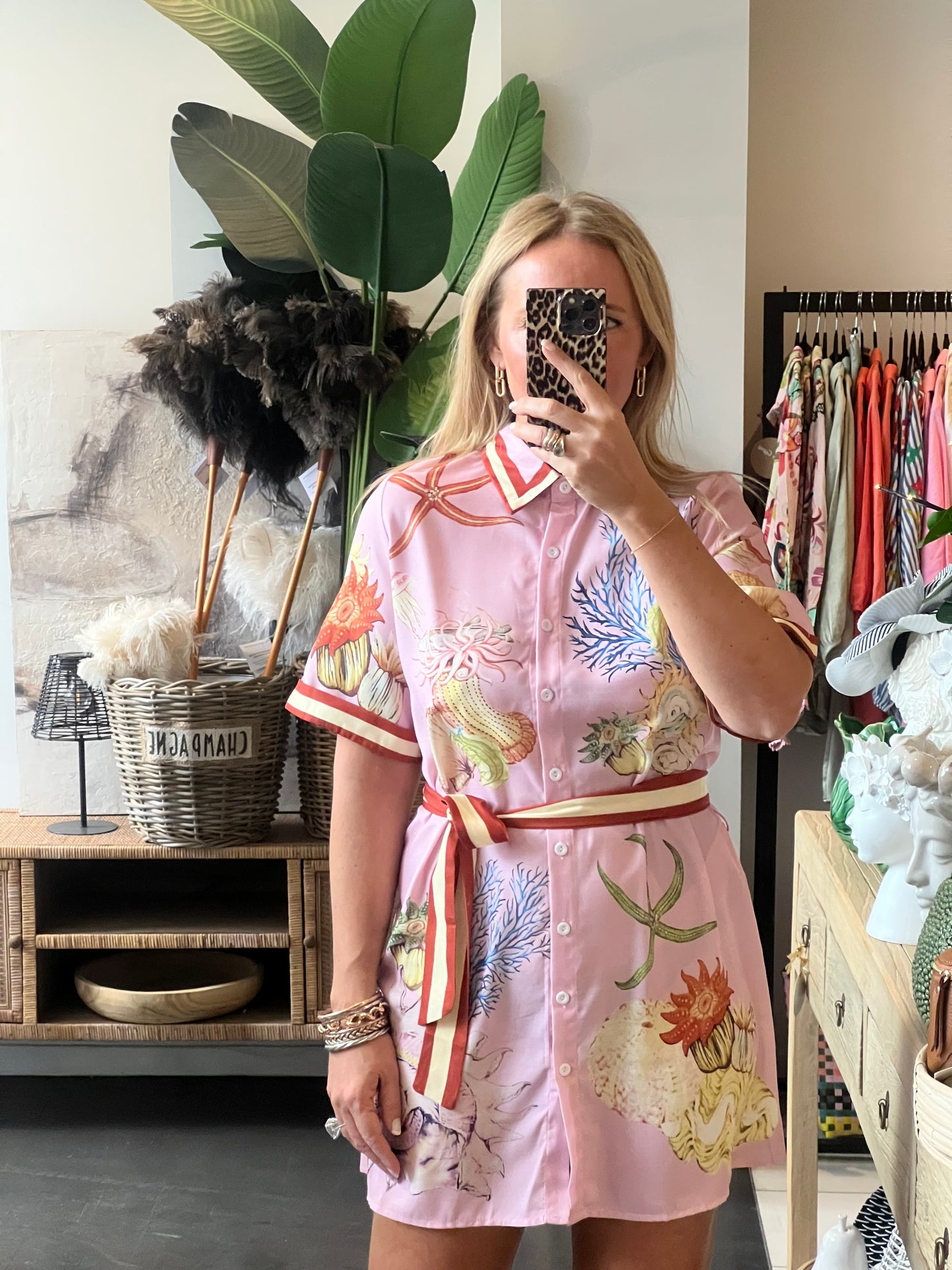 Atlantic Mini Shirt Dress