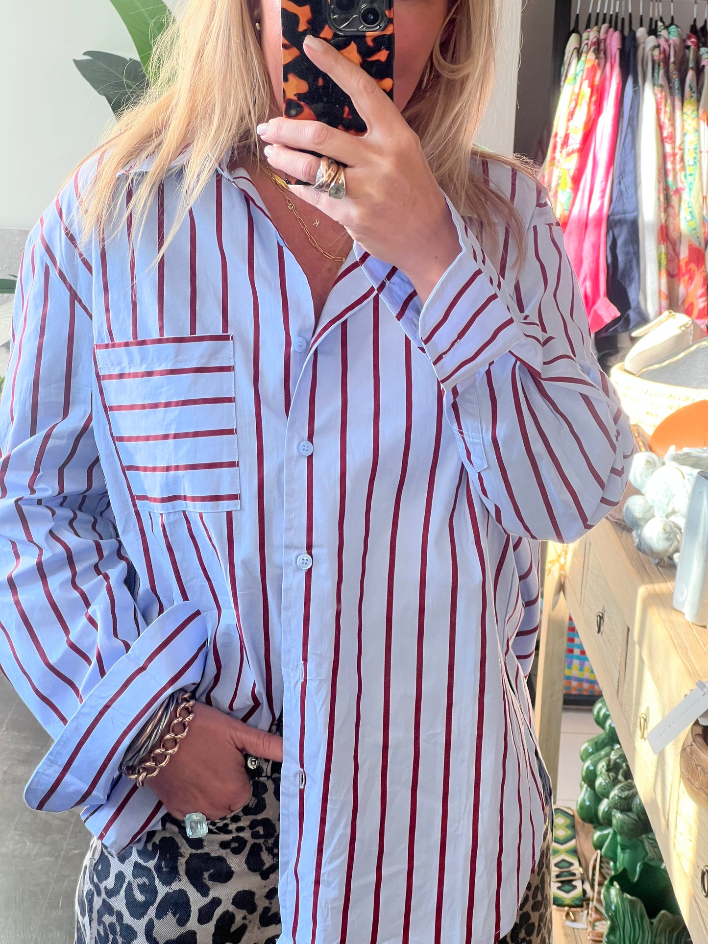 Stripe Cotton Shirt