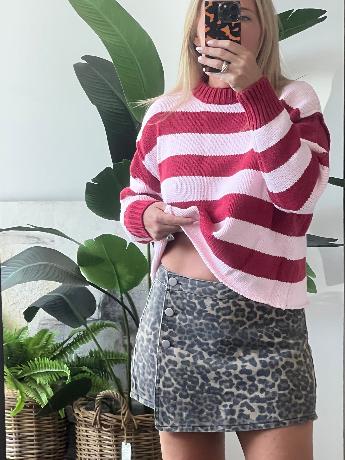 Leopard Skort