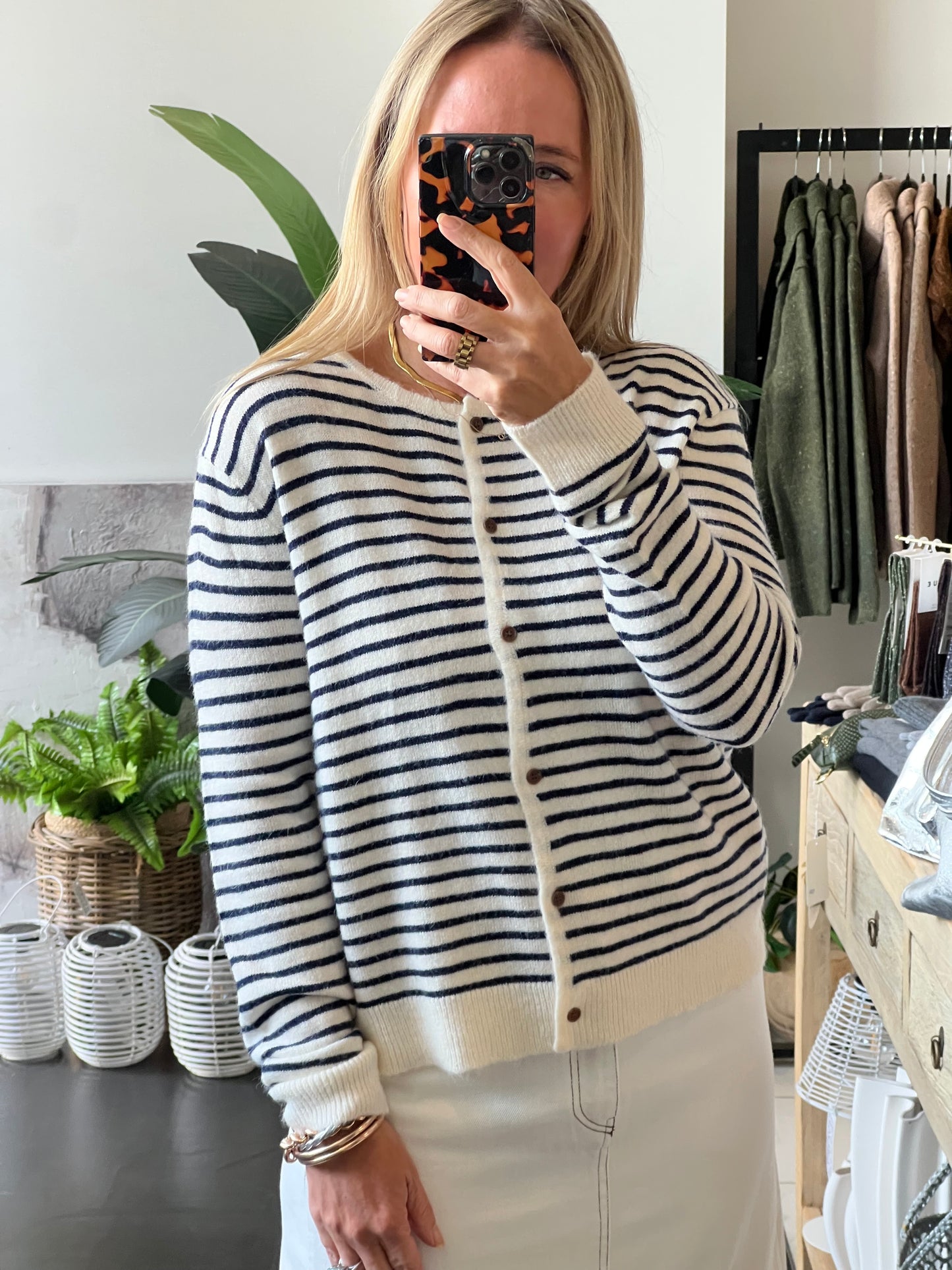 Basics -Stripe Knit Sweater