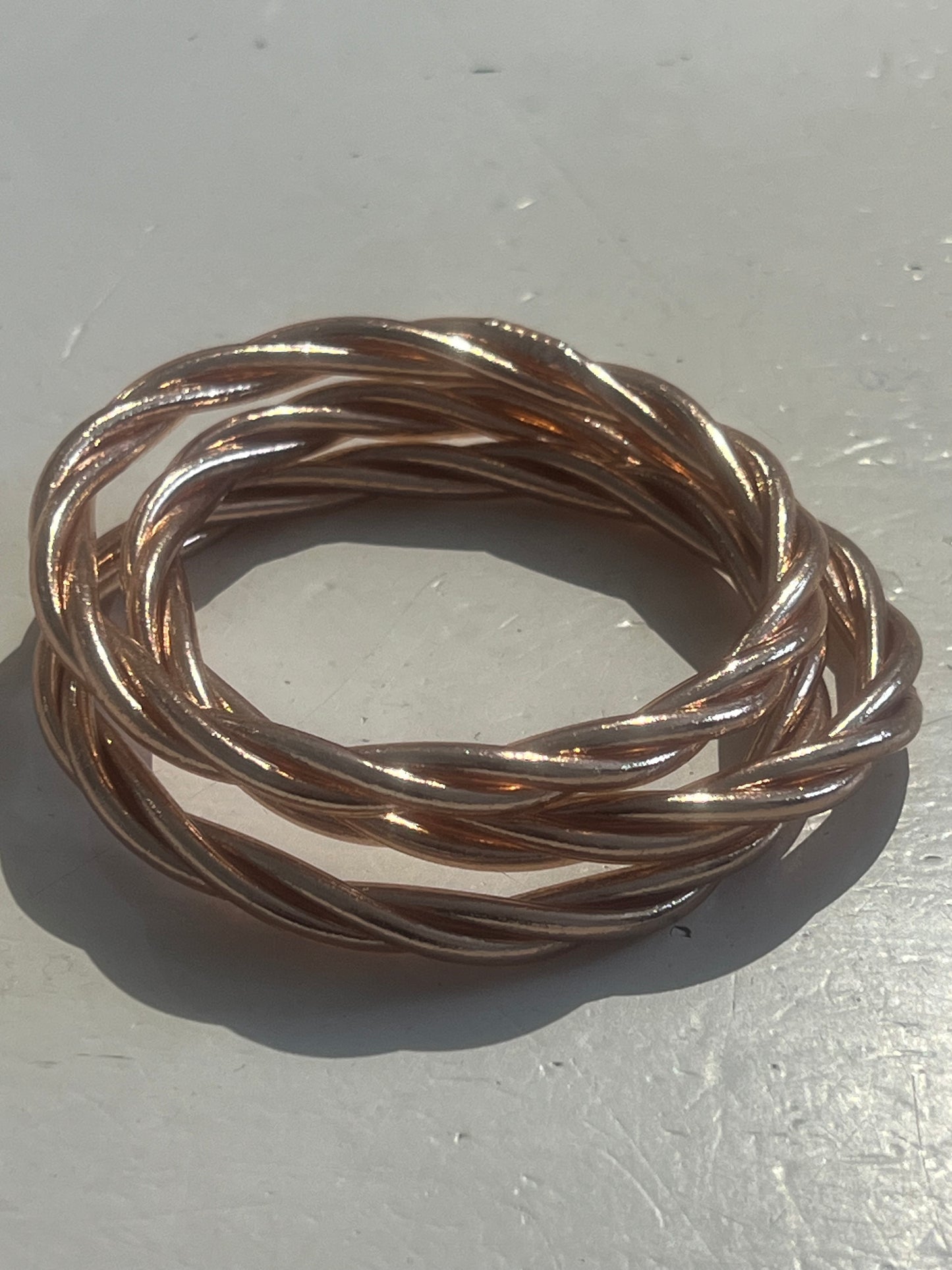 Authentic Buddhist Bangles from Paris - rose gold