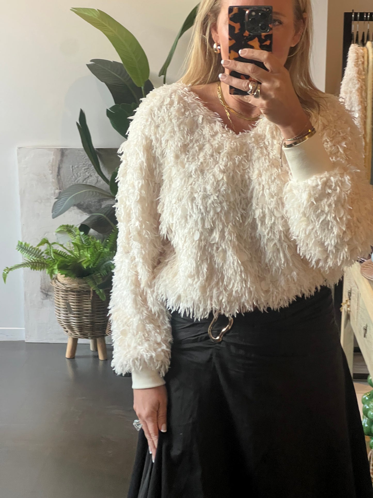 Shimmer & Shake Sequin Top