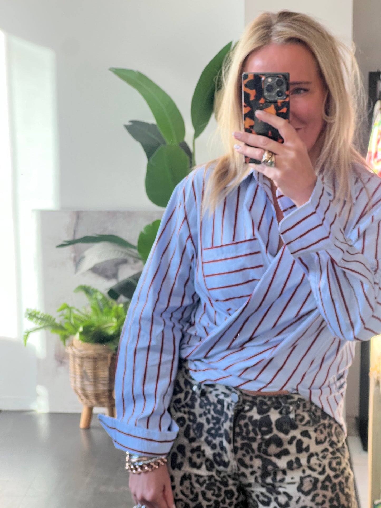 Stripe Cotton Shirt