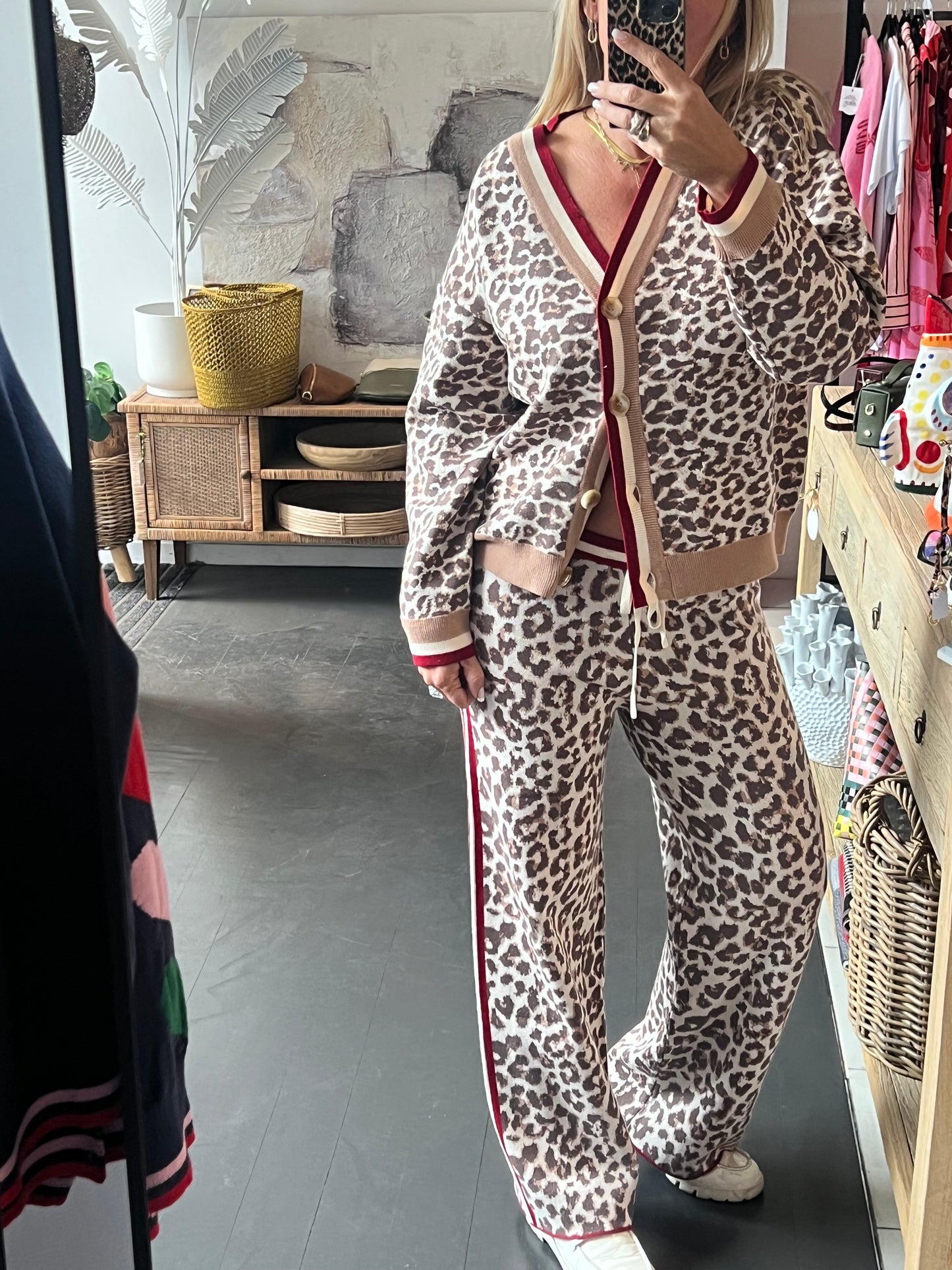 Luxe Leopard Knit Pants