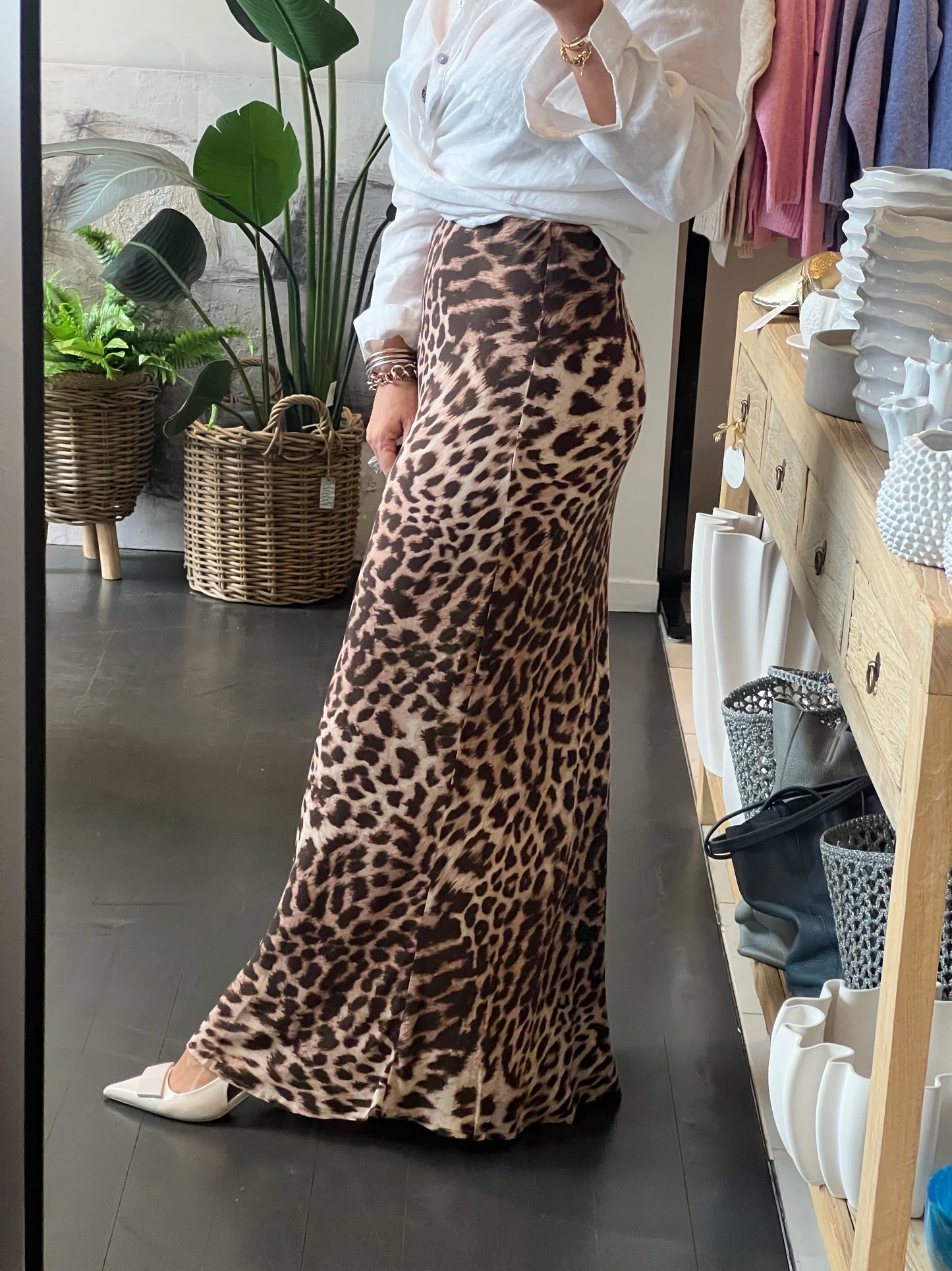Savannah Leopard Set - 2 pc skirt & top