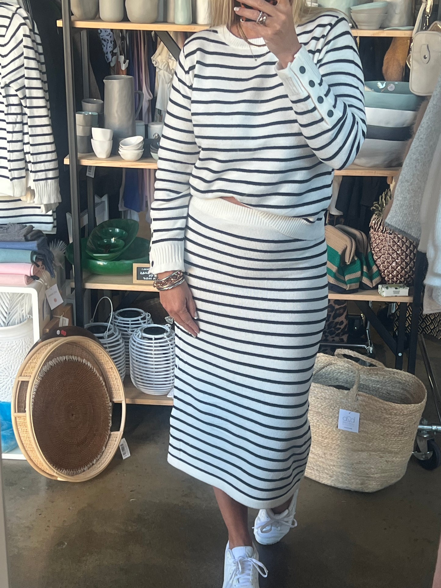 Stripe Knit Sweater