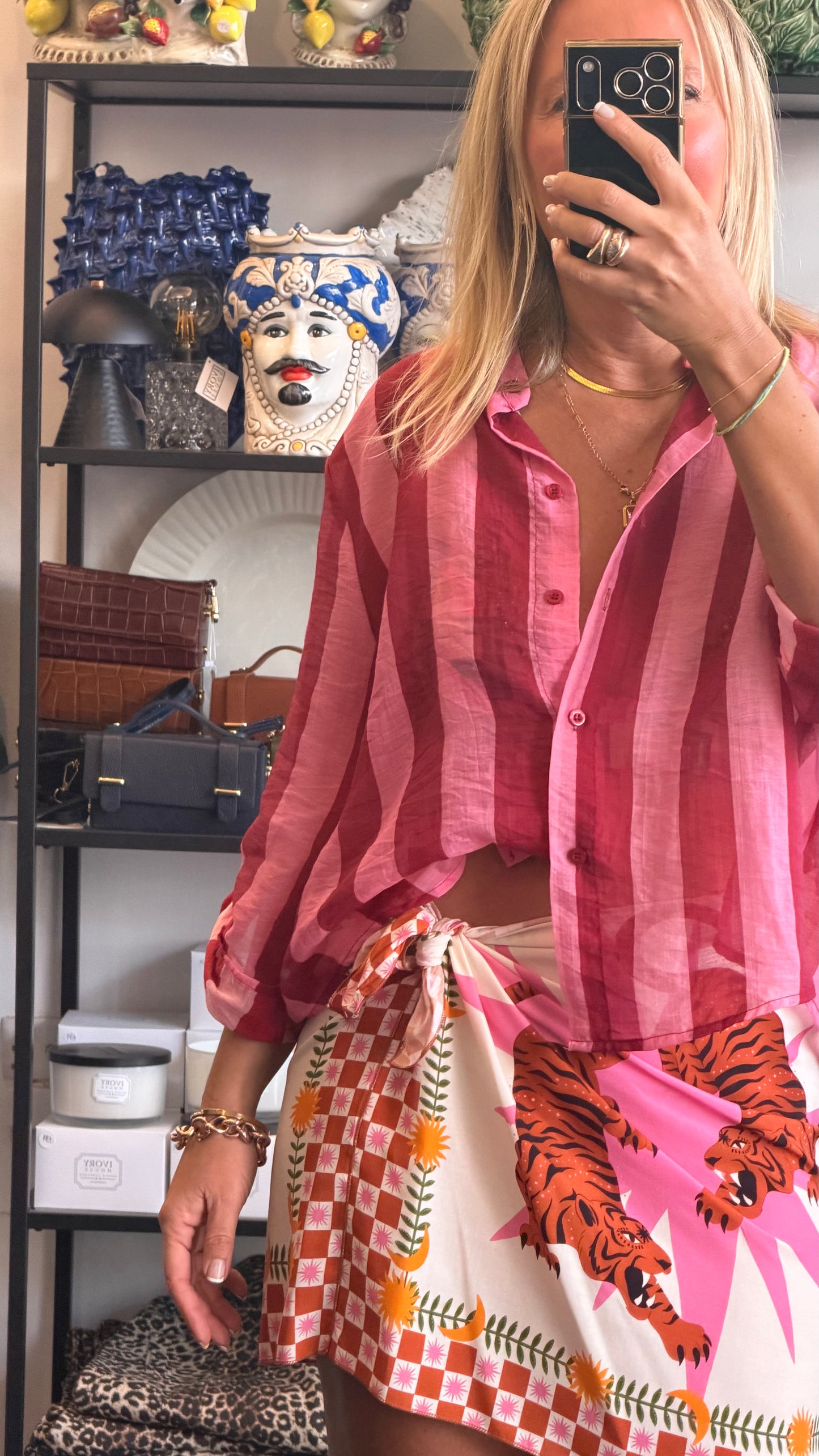 Stripe Shirt - pink & berry by Have One