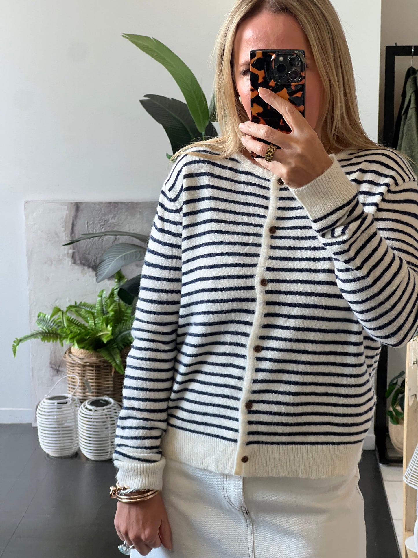 Basics -Stripe Knit Sweater