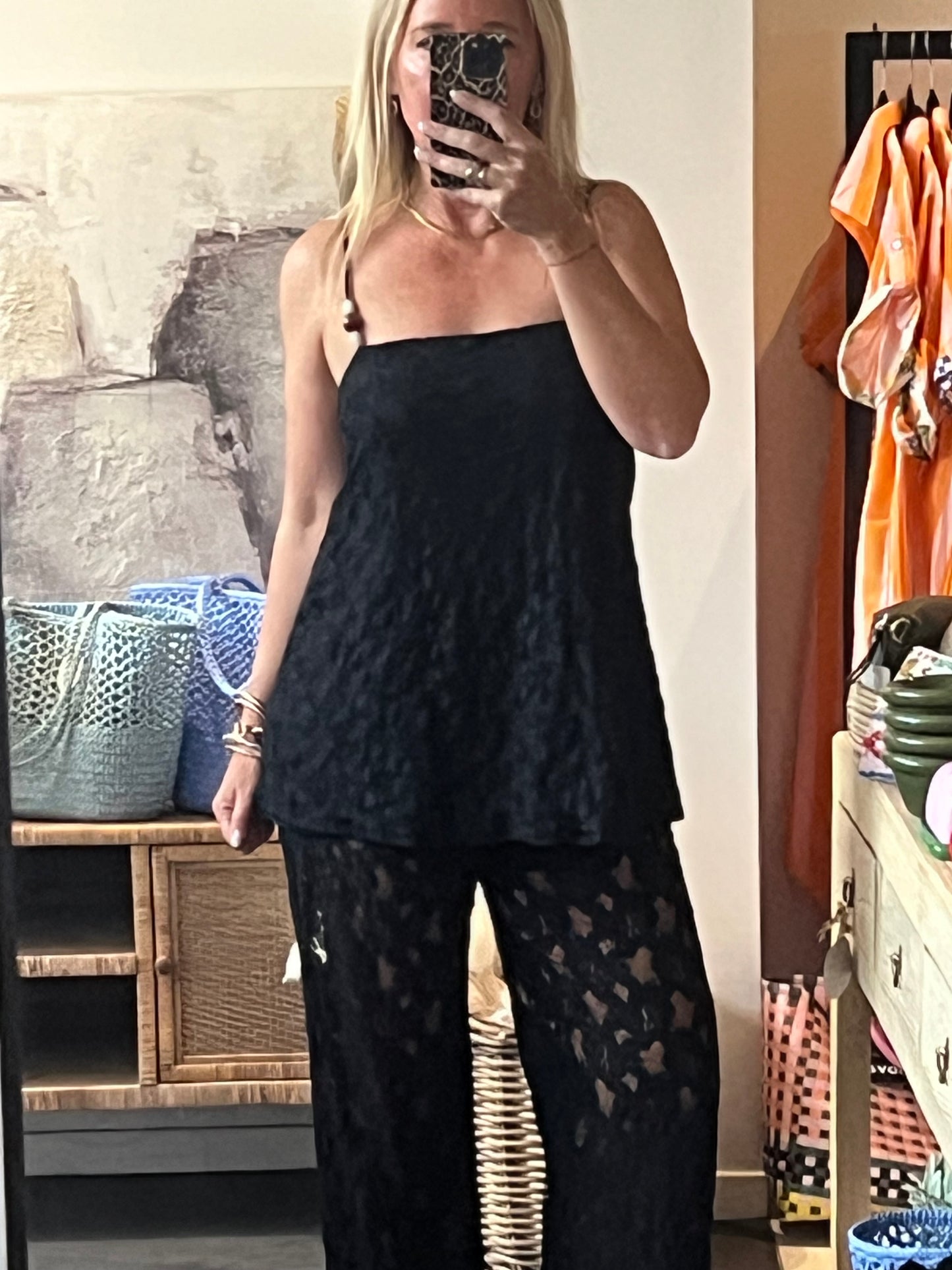 Lace Top & Pant 2 piece Set