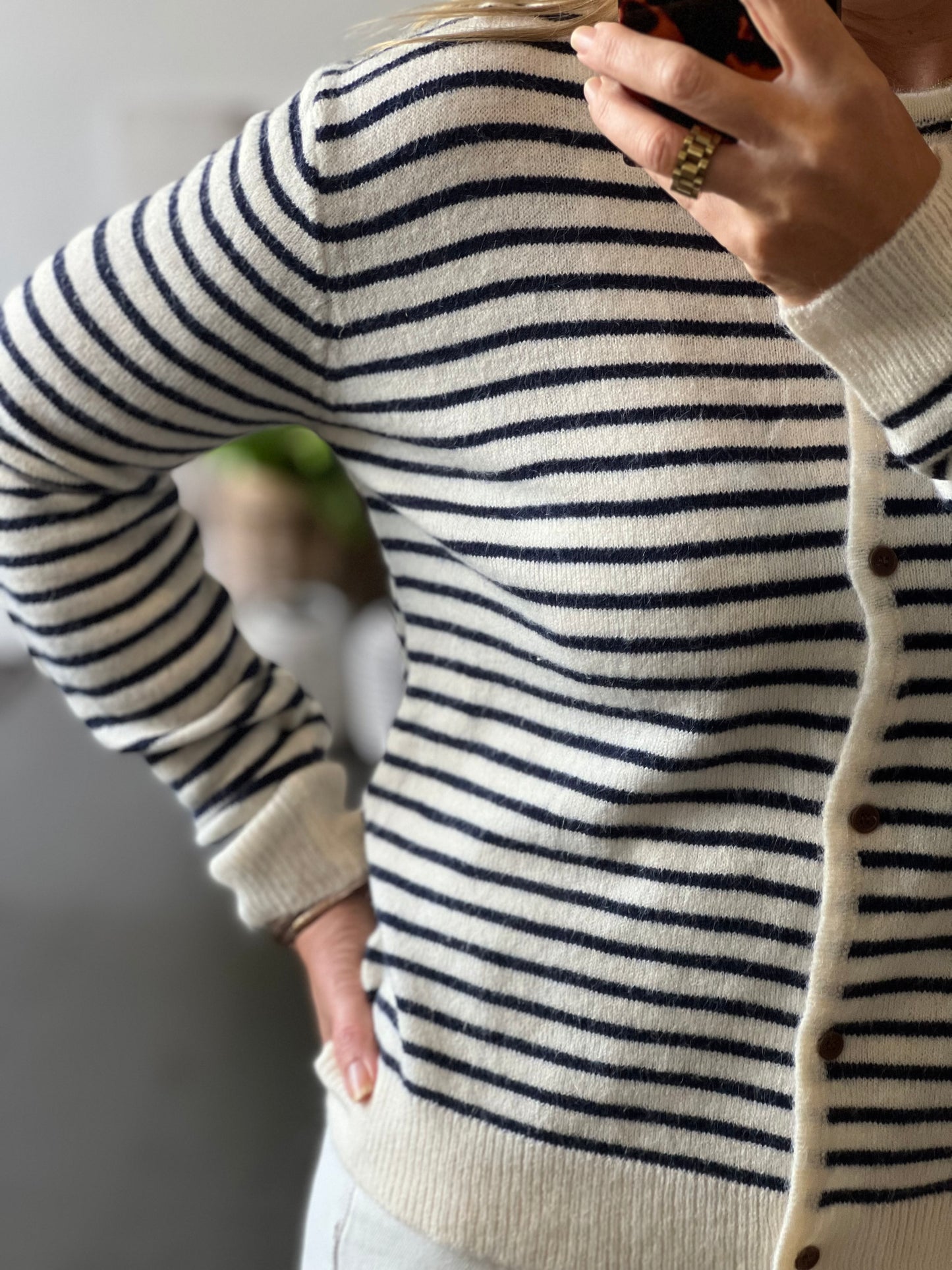 Basics -Stripe Knit Sweater