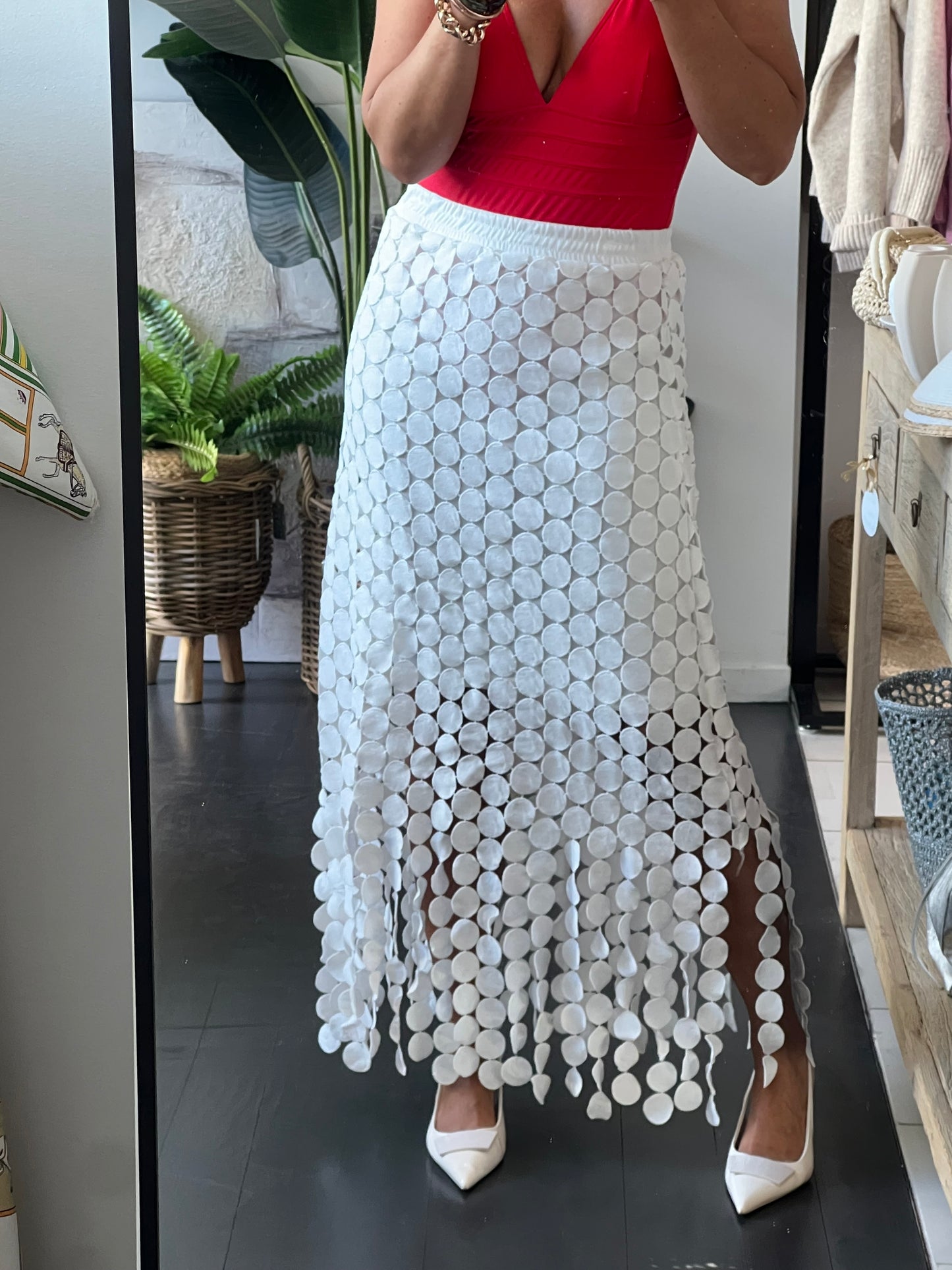 Monte Carlo Skirt -White