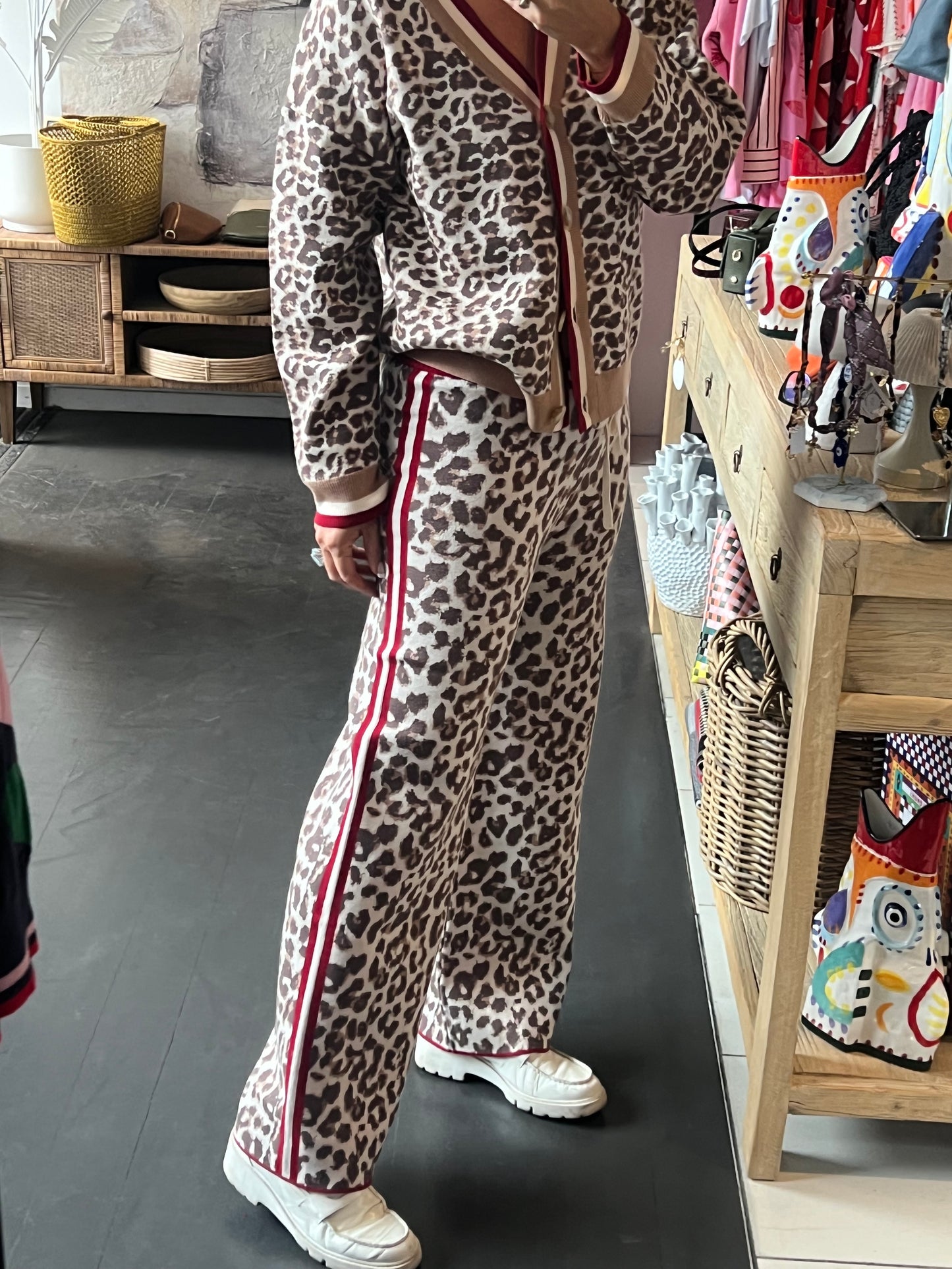 Luxe Leopard Knit Pants