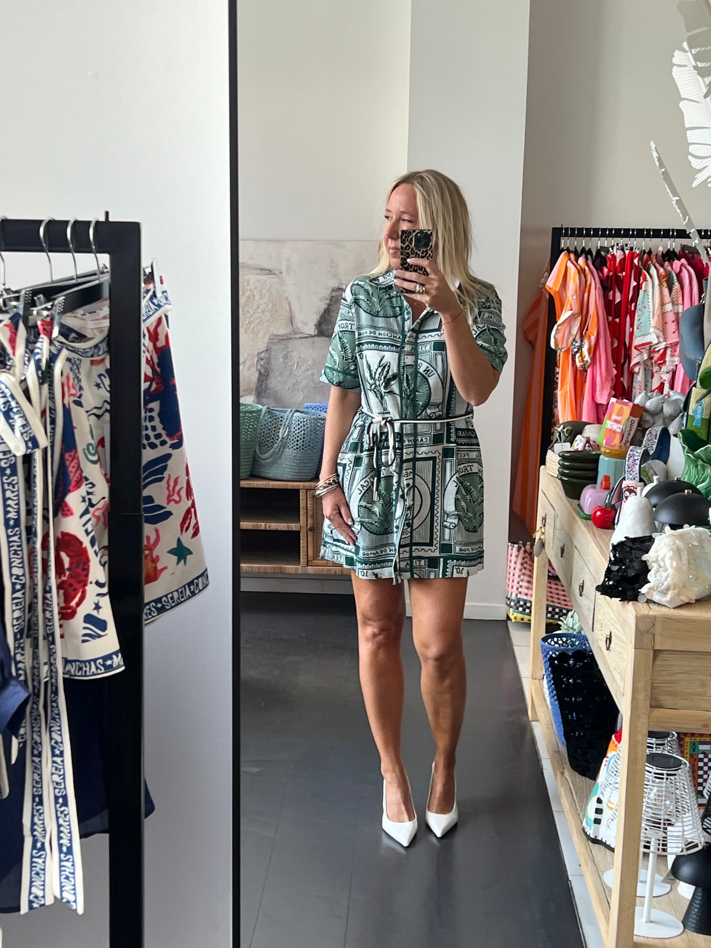 Costa Rica Linen Shirt Dress