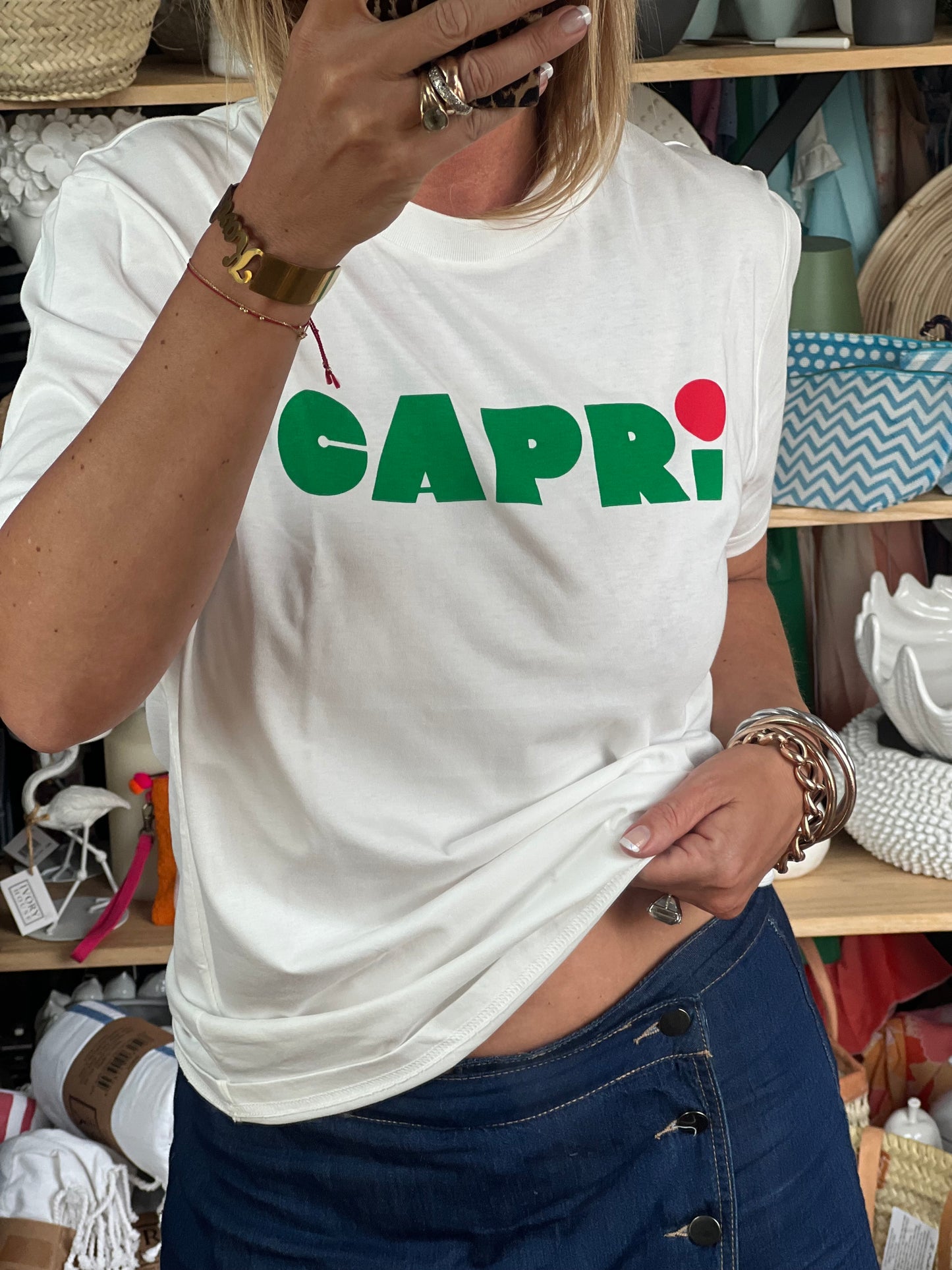 Capri Tee green - Little Palma