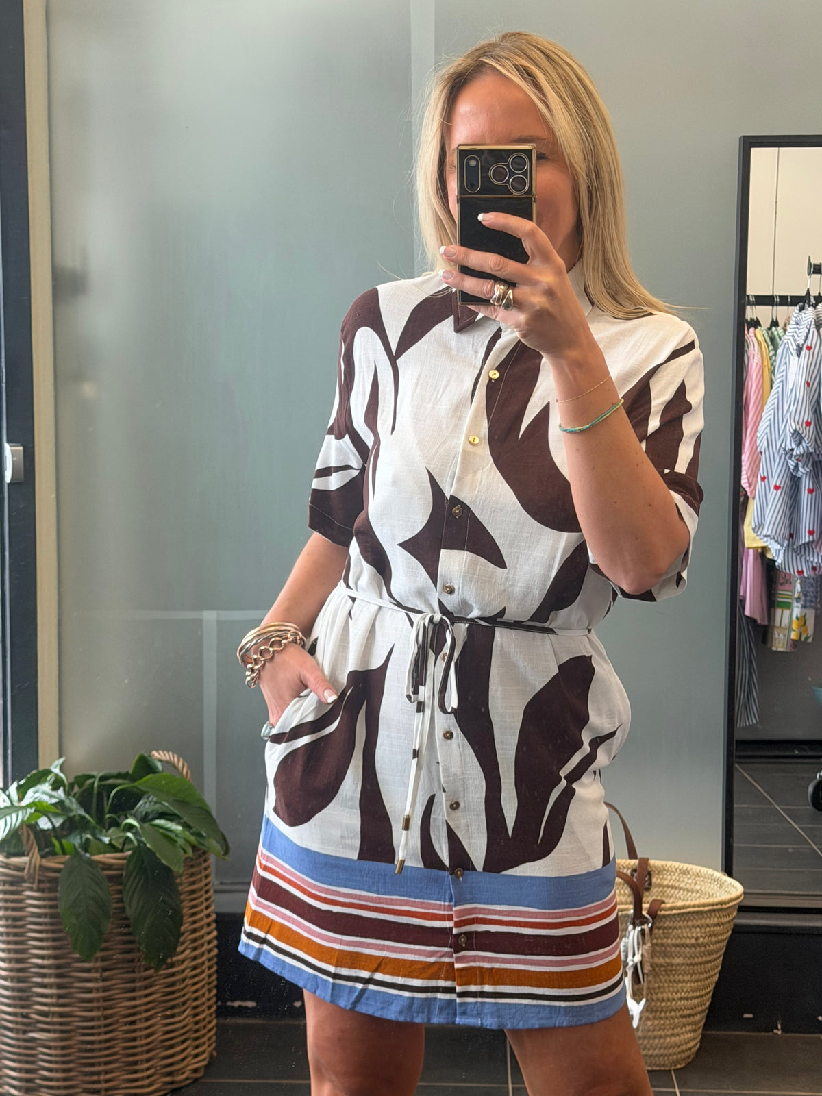 Linen Shirt Dress