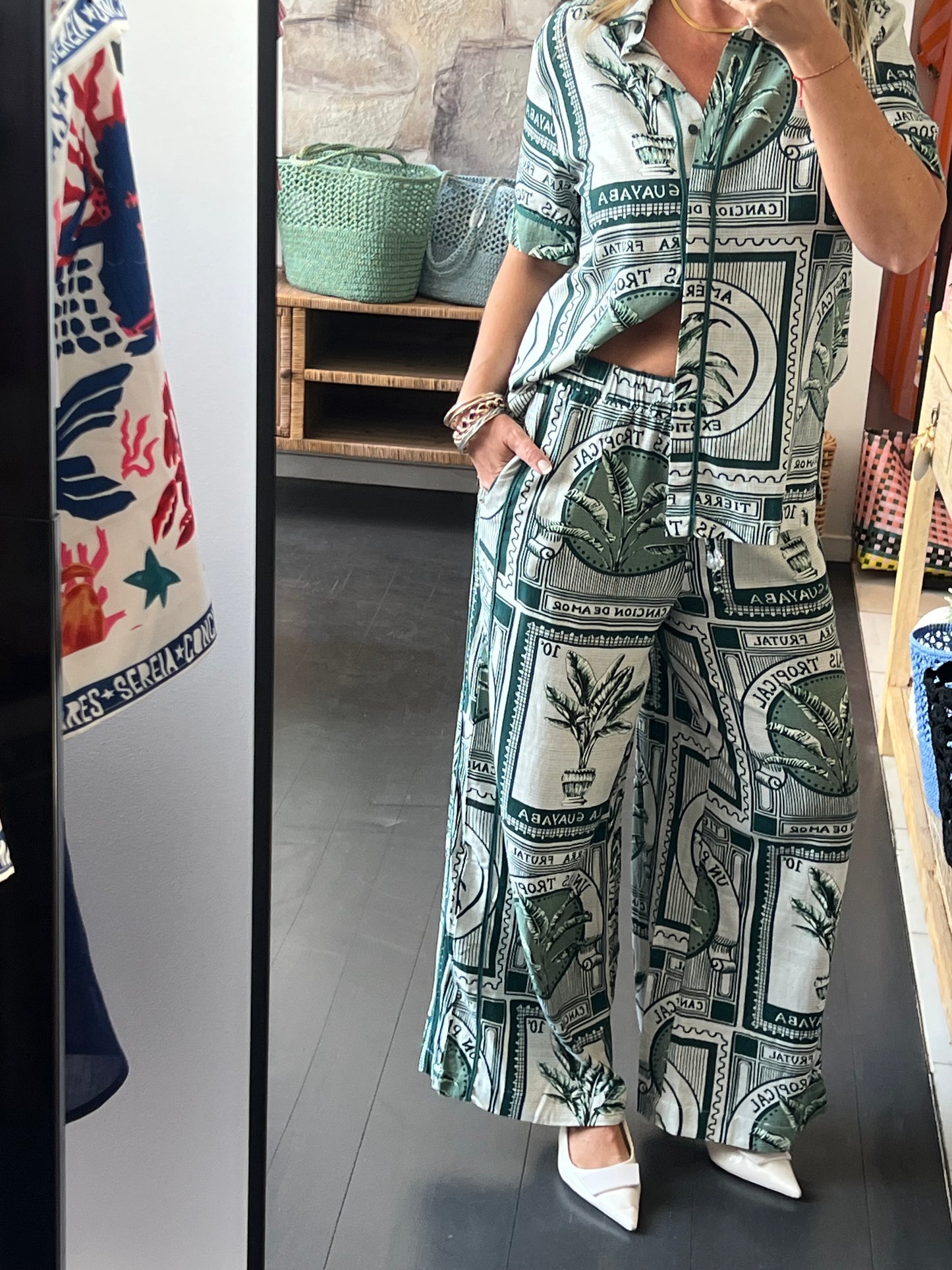 Costa Rica Linen Shirt & Pant Set