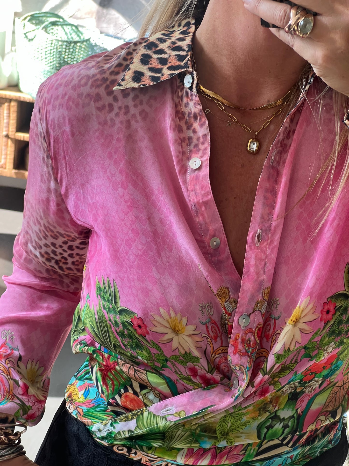 Slinky Resort Shirt - pink