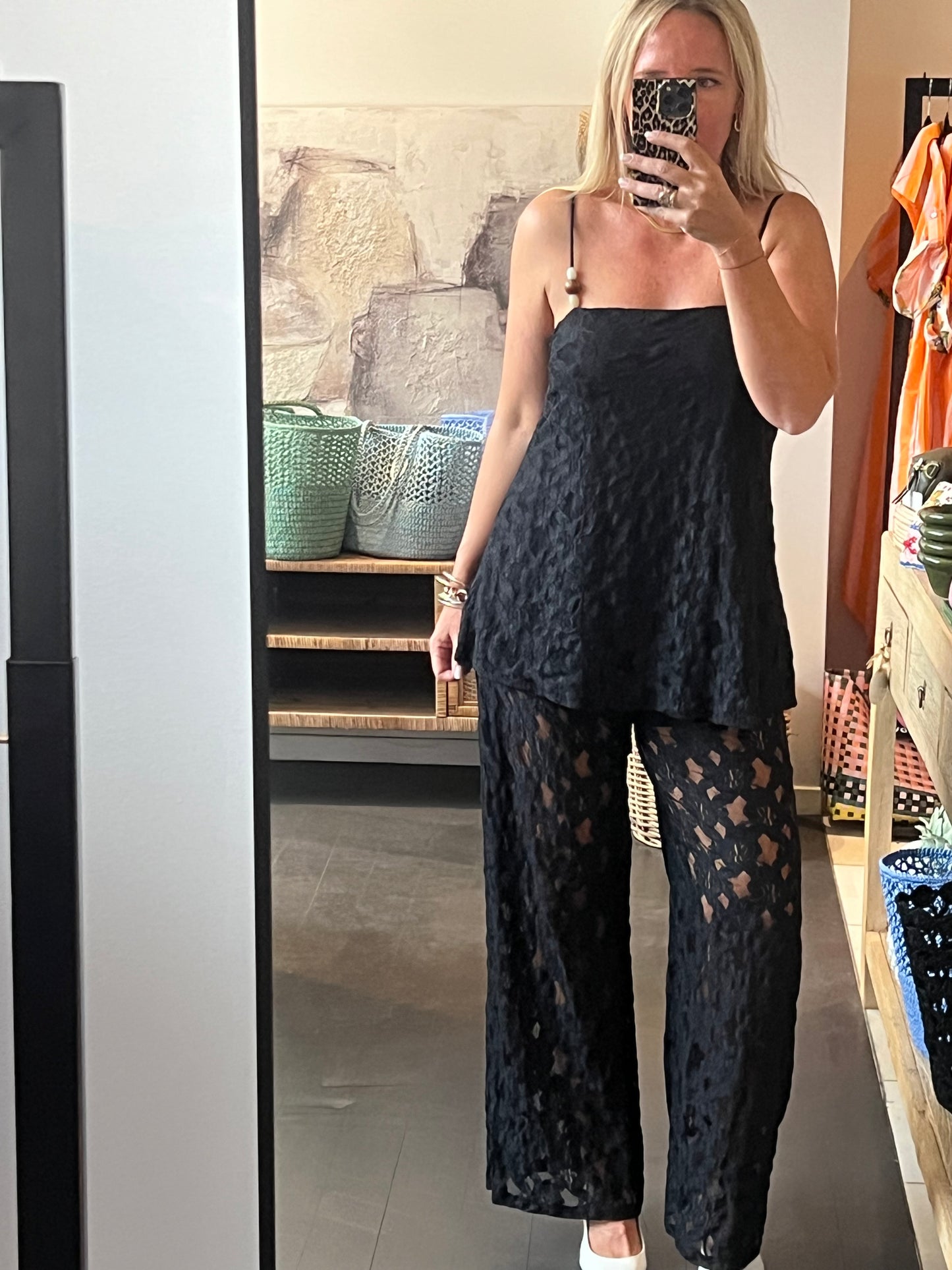 Lace Top & Pant 2 piece Set