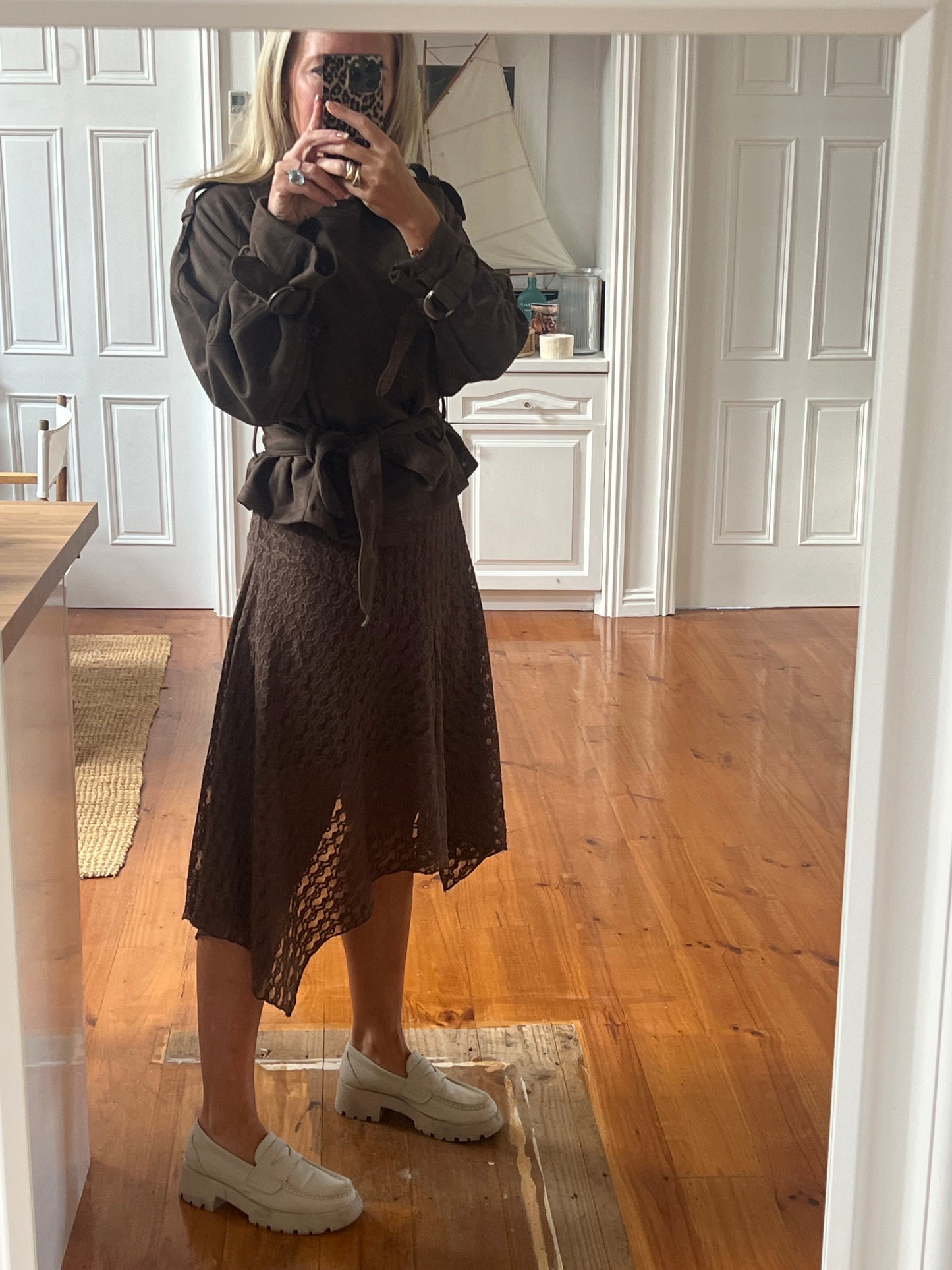 Cropped Trench Jacket