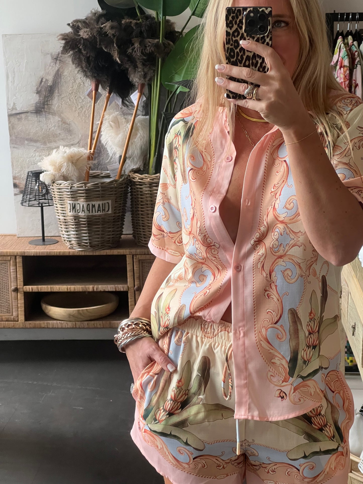 Positano Shirt & Shorts Set