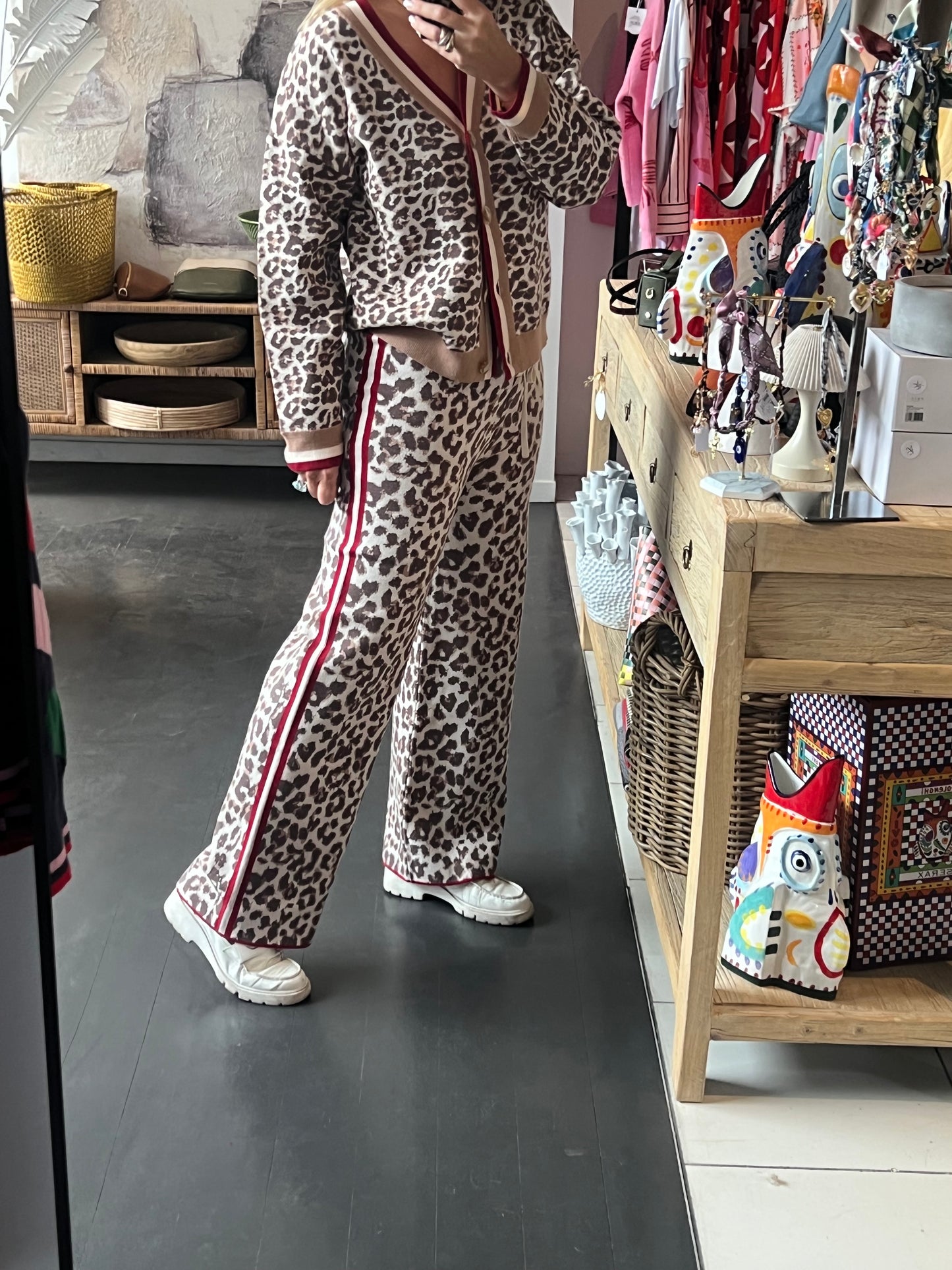 Luxe Leopard Knit Pants