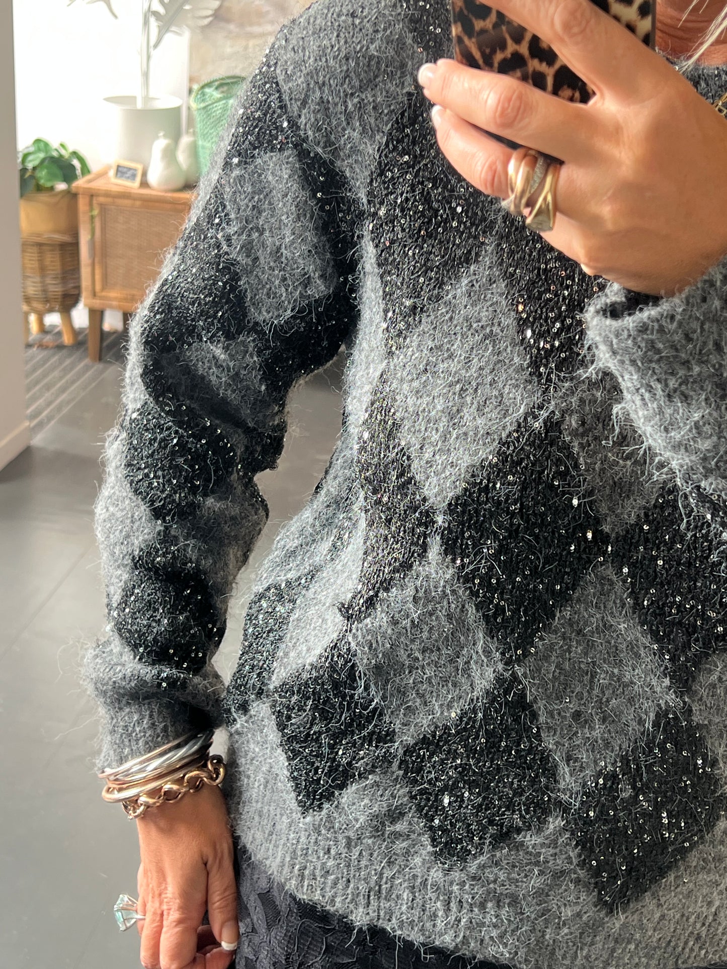 Sparkly Diamond Jumper