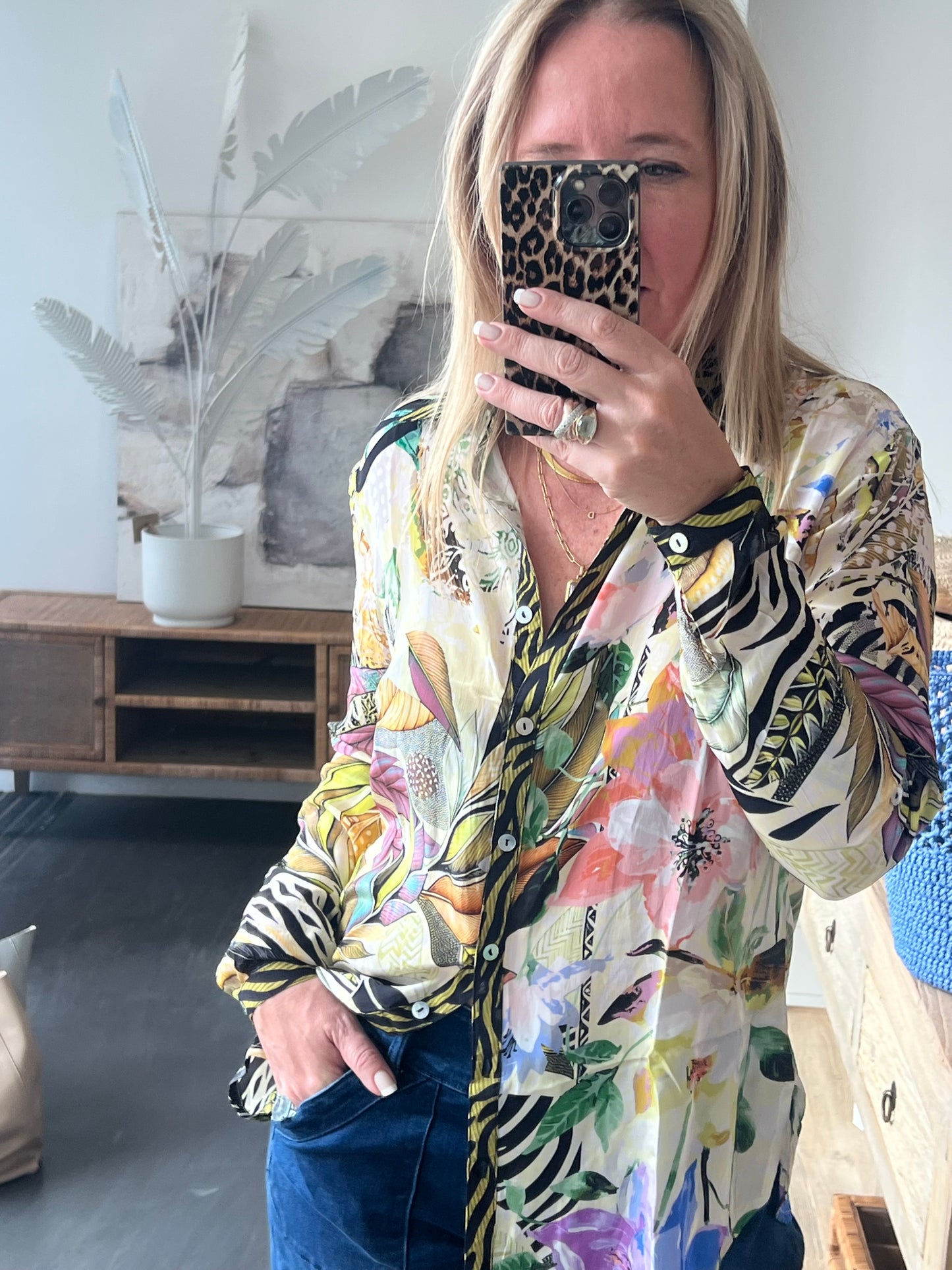 Slinky Resort Shirt - chartreuse