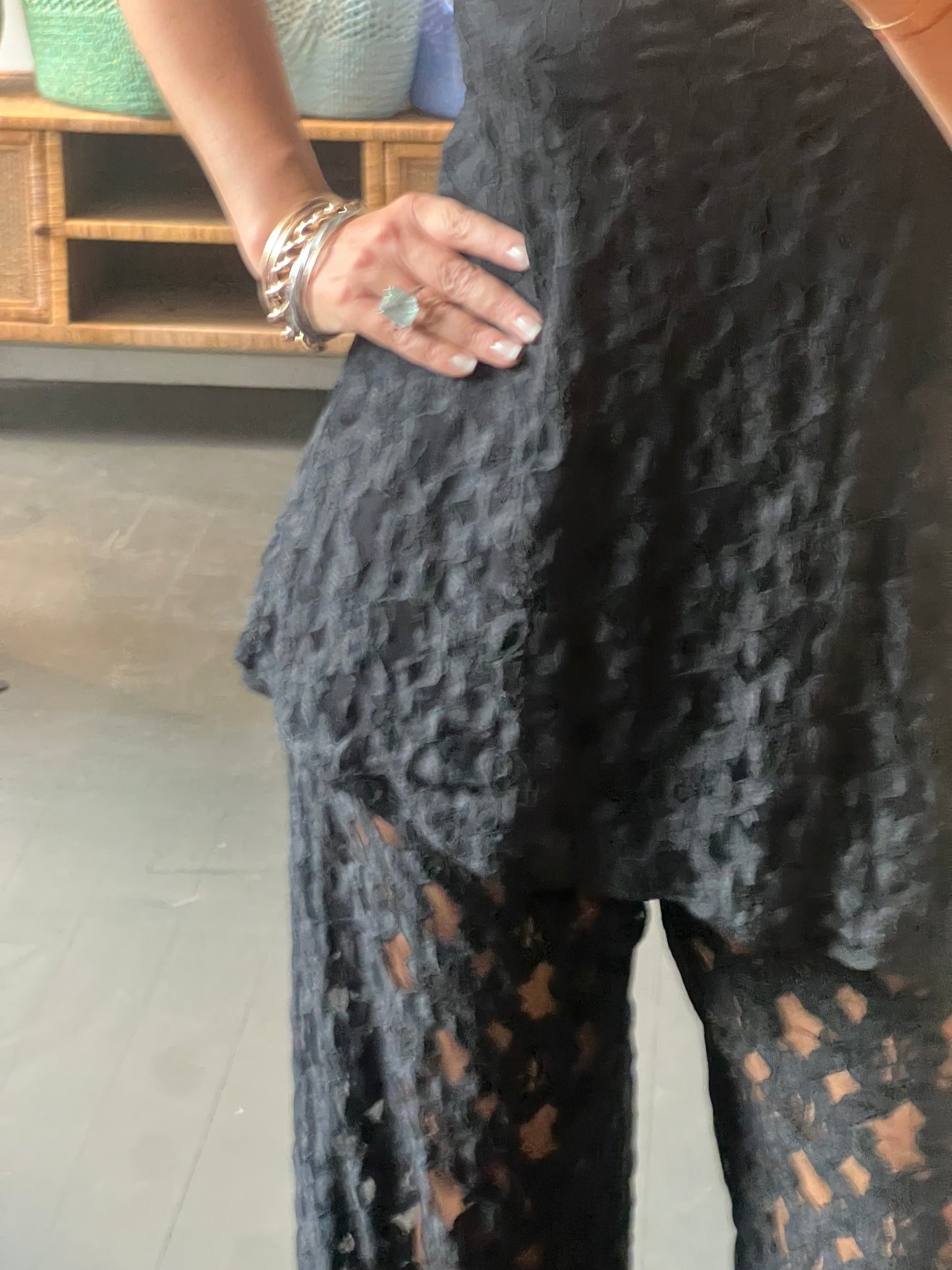 Lace Top & Pant 2 piece Set