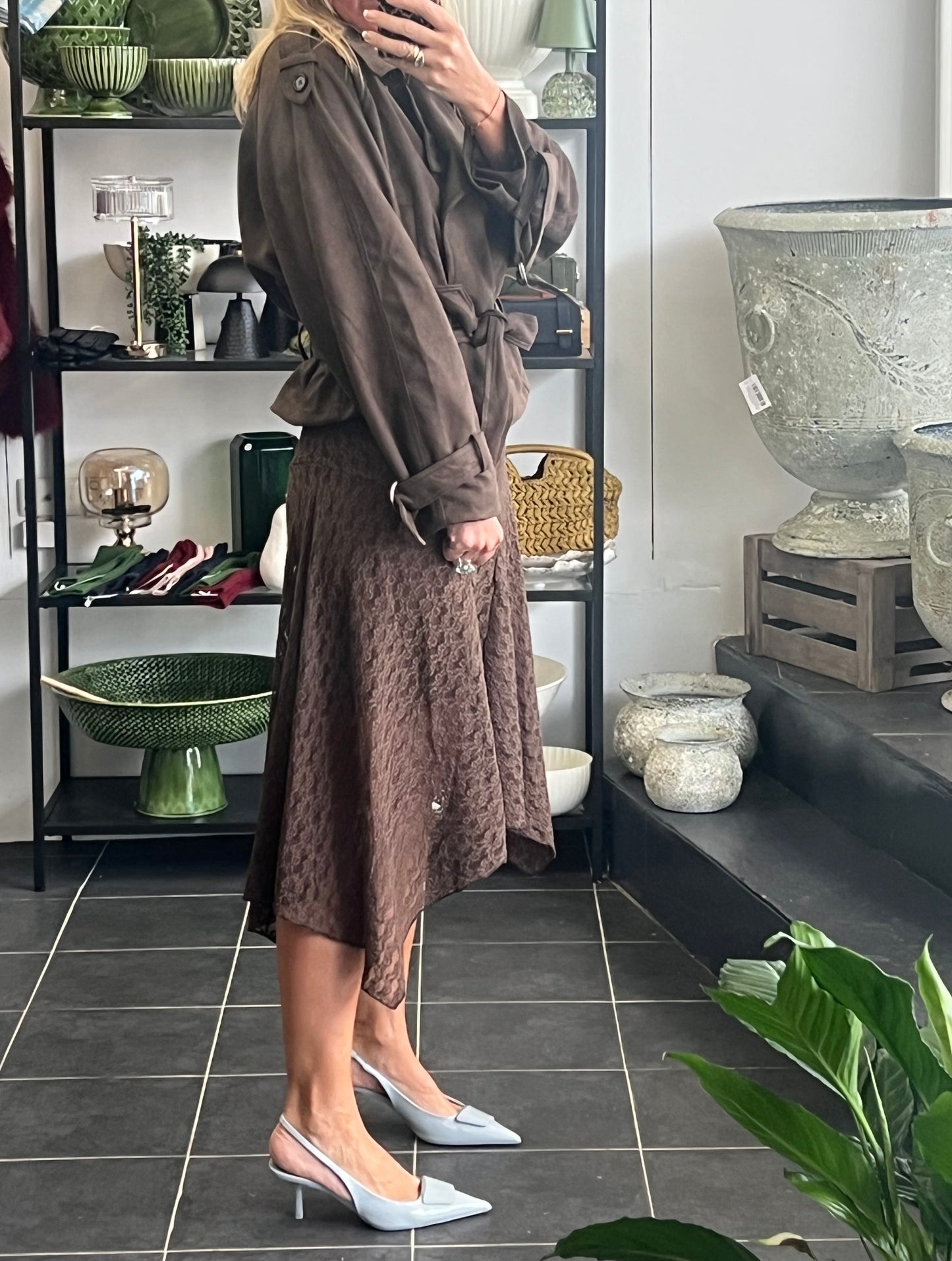 Cropped Trench Jacket