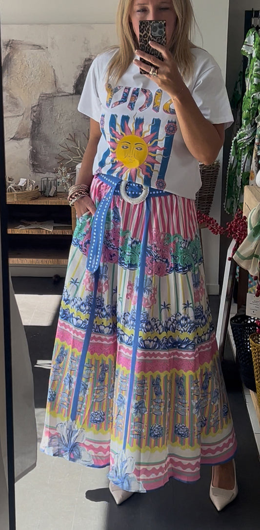 Cinque Terre Skirt - pink