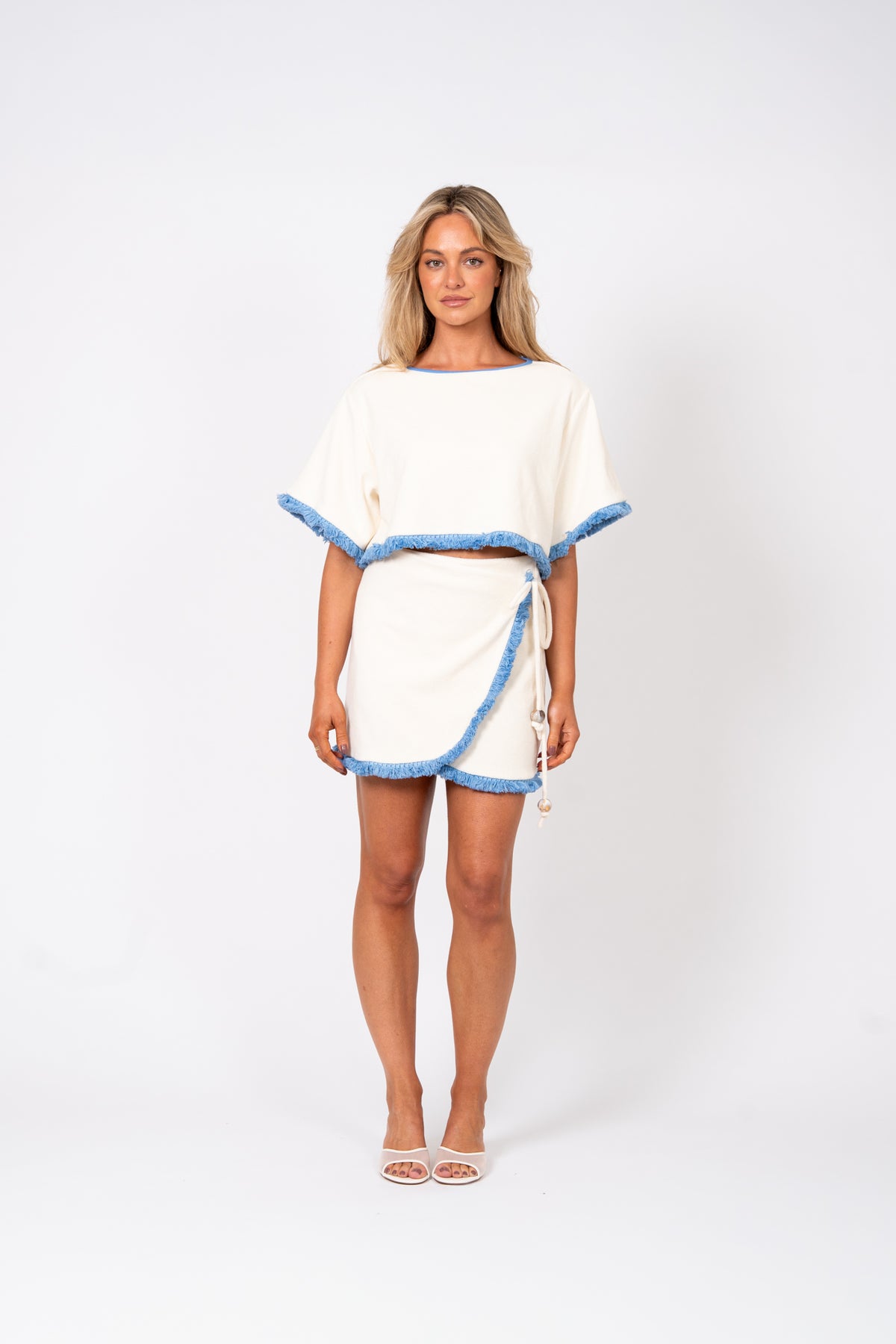 Le Club Terry top by Ellotti - blue white