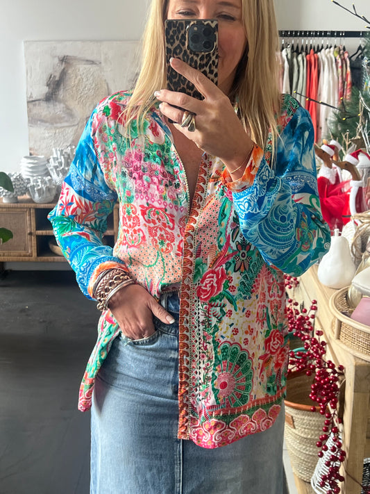 Slinky Floral Resort Shirt