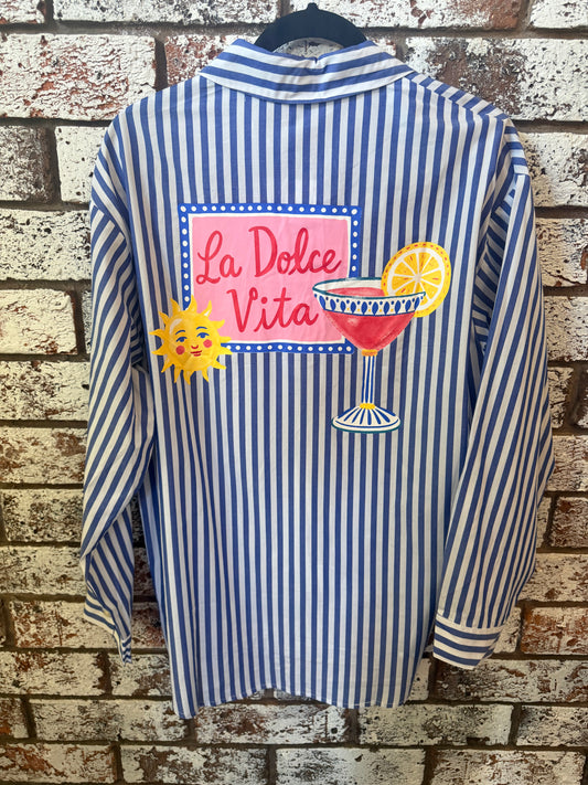 La Dolce Vita Shirt - blue