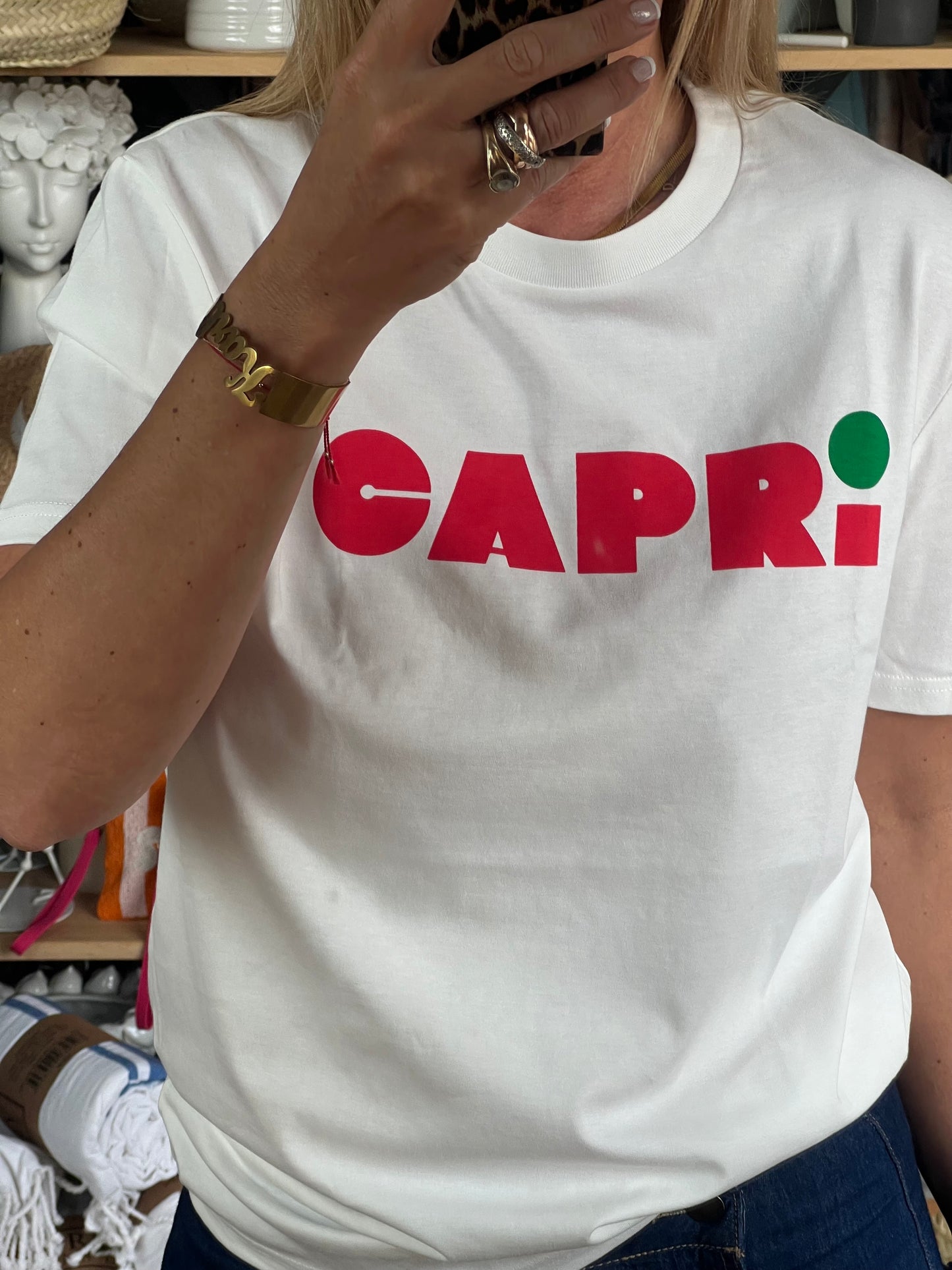 Capri Tee red - Little Palma